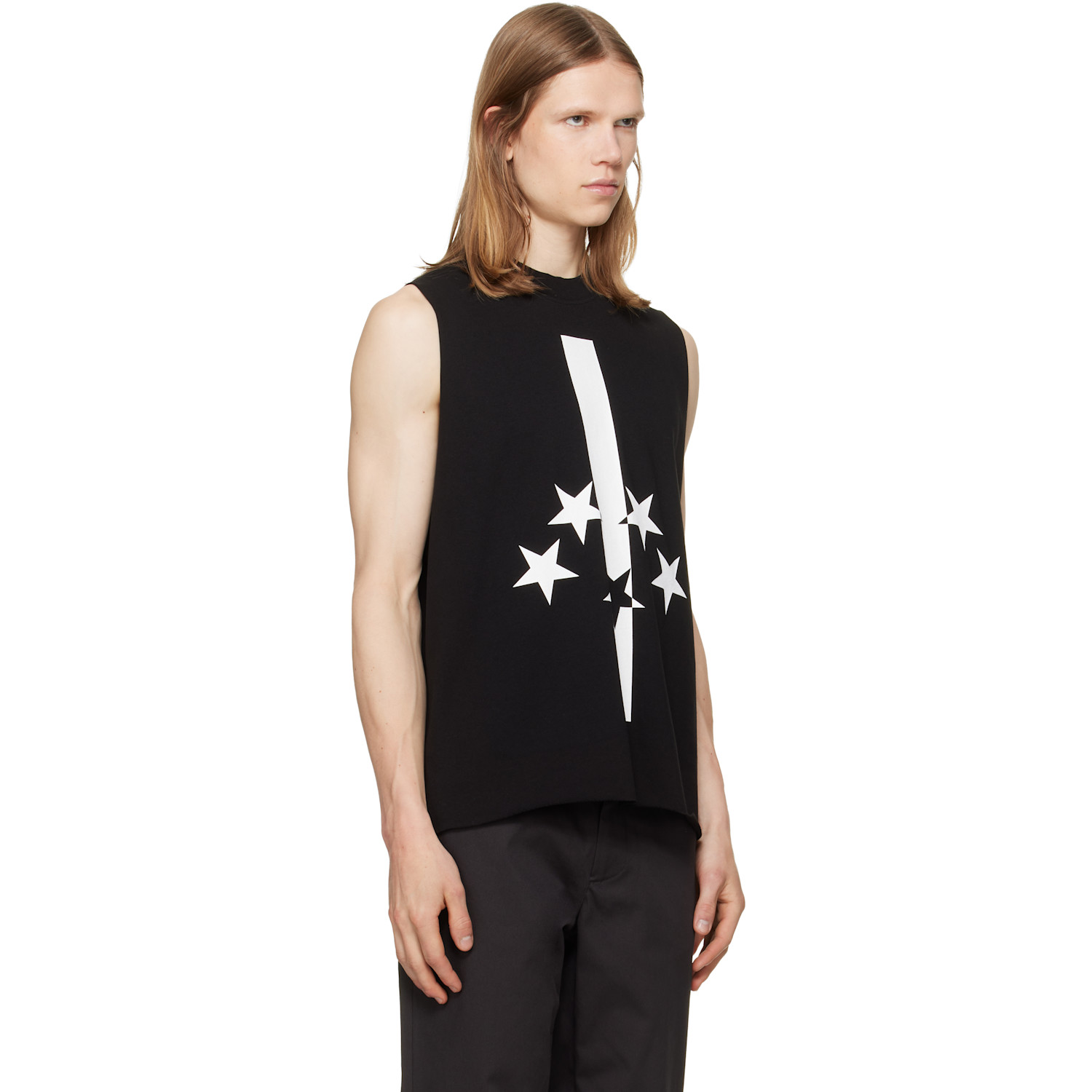  Jkeefer Black Flag Cut Sleeve Tank Top 