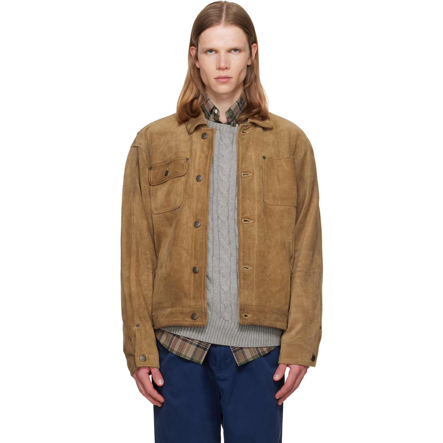 Polo Ralph Lauren Brown Suede Jacket