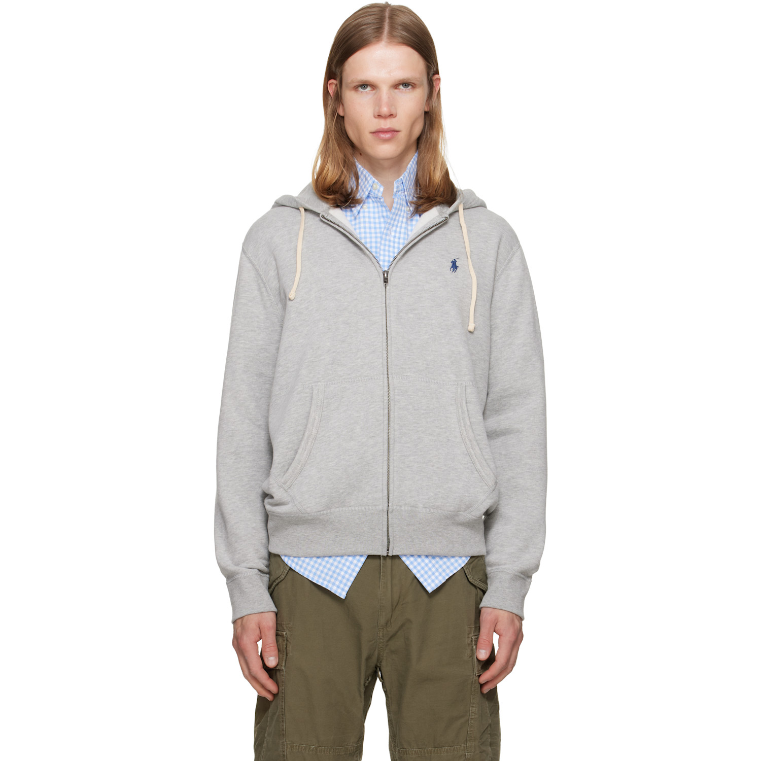 Polo Ralph Lauren Gray Polo Zip Hoodie