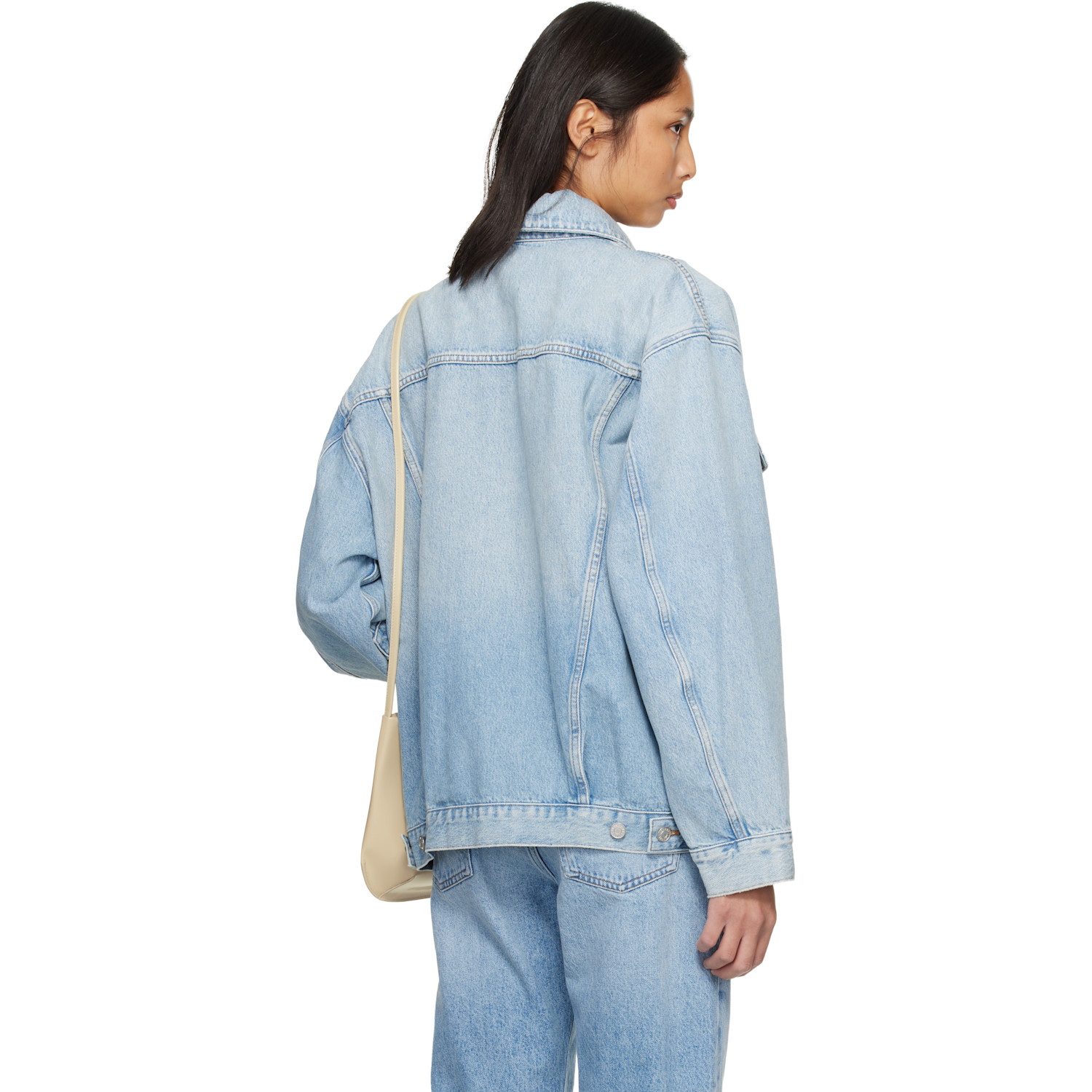  Agolde Blue Evin Denim Jacket 