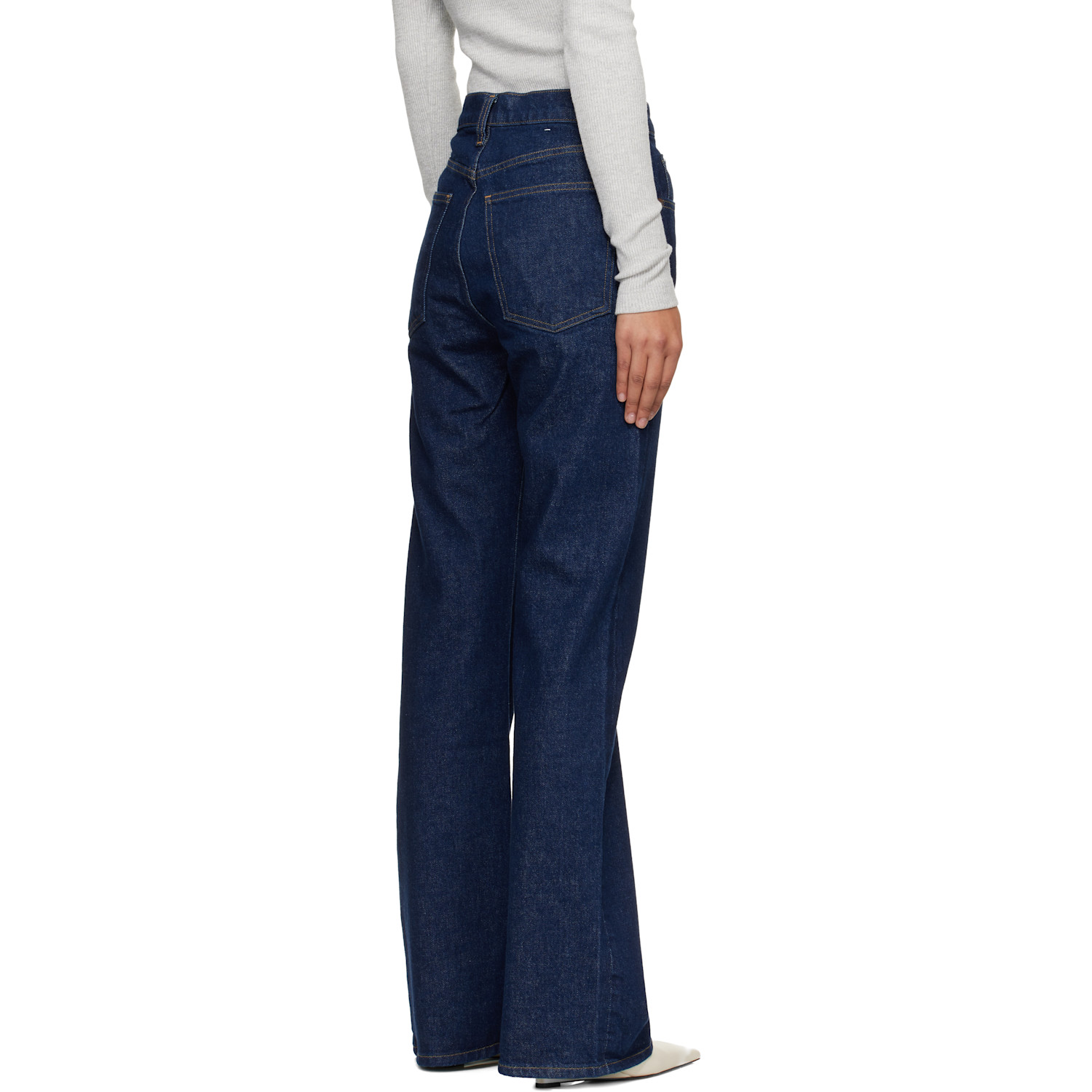  Agolde Blue Mid Rise Kick Boot Comfort Stretch Jeans 