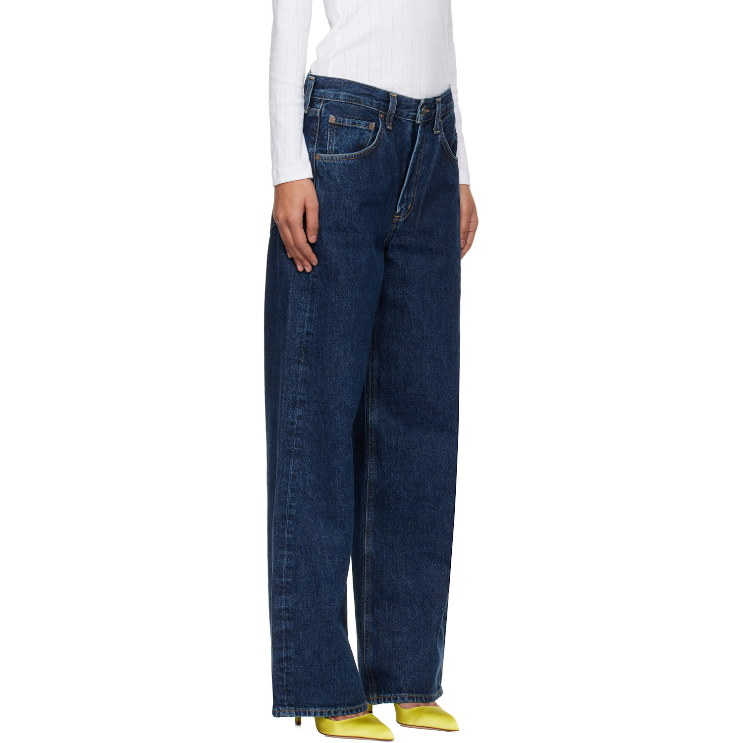  Agolde Navy Low Curve Jeans 