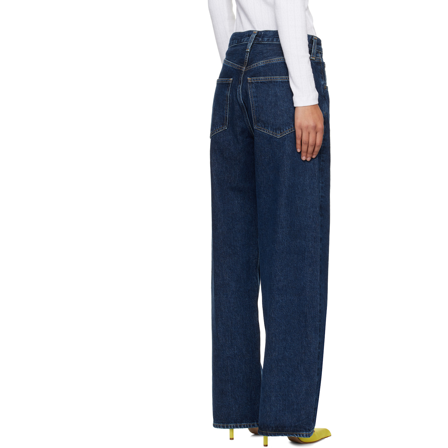  Agolde Navy Low Curve Jeans 