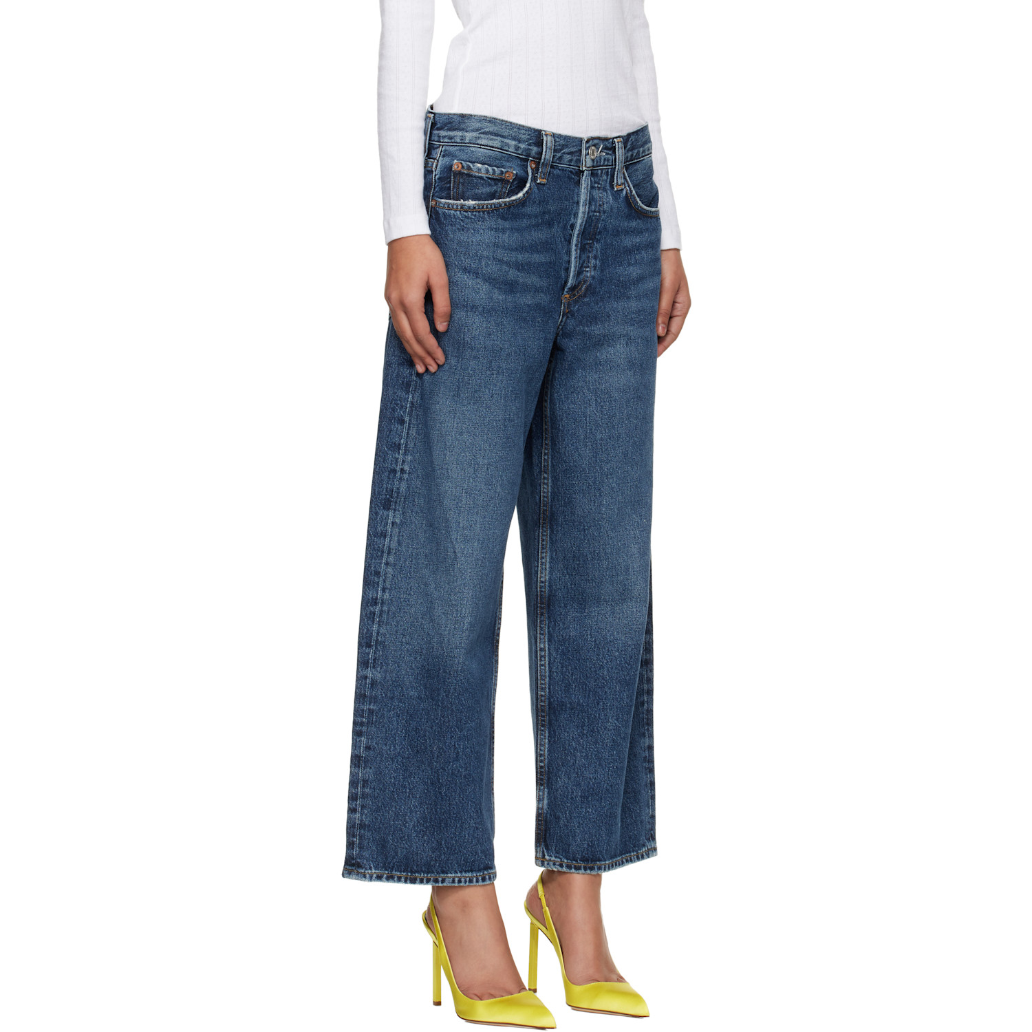  Agolde Navy Arc Jeans 