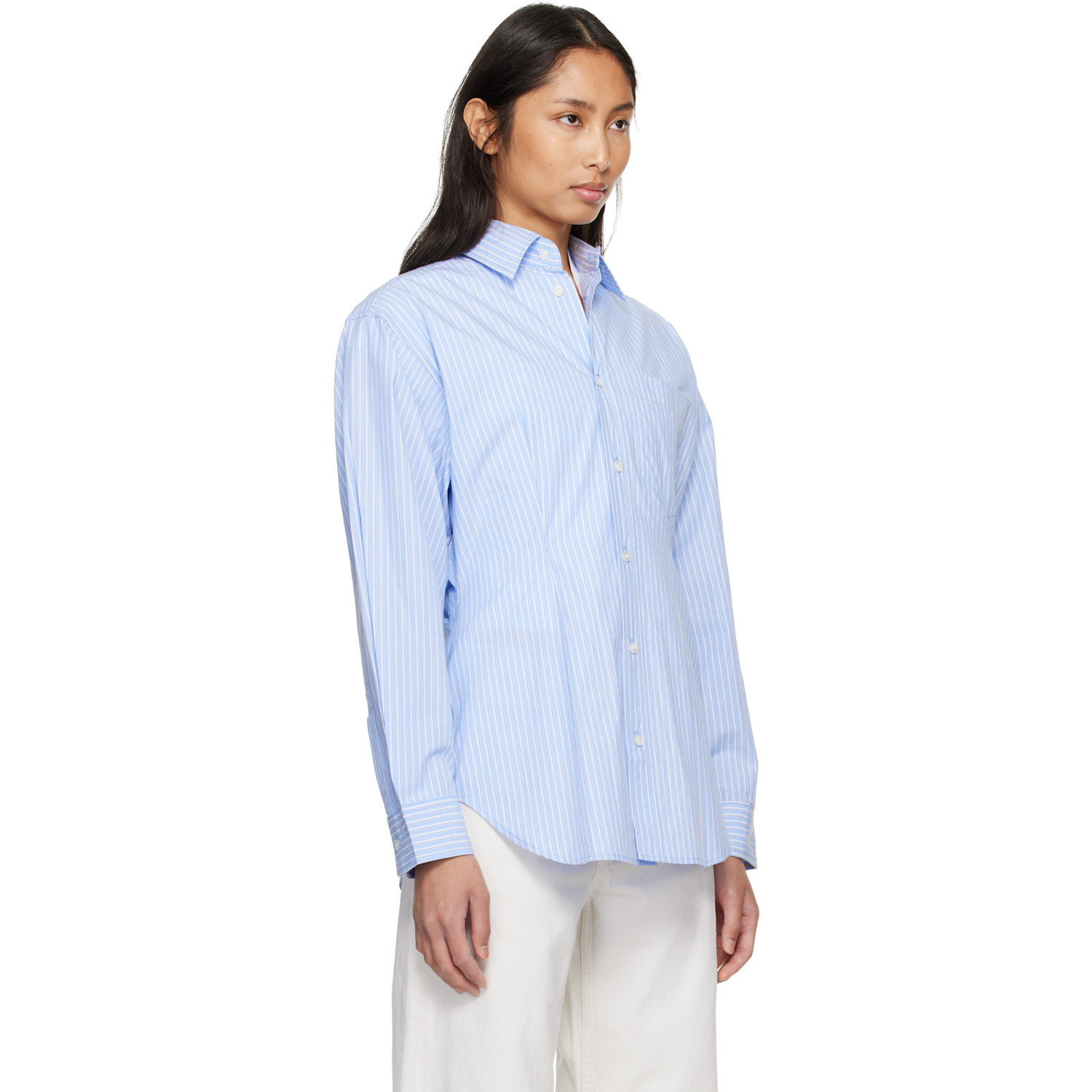  Agolde Blue Cinch Shirt 