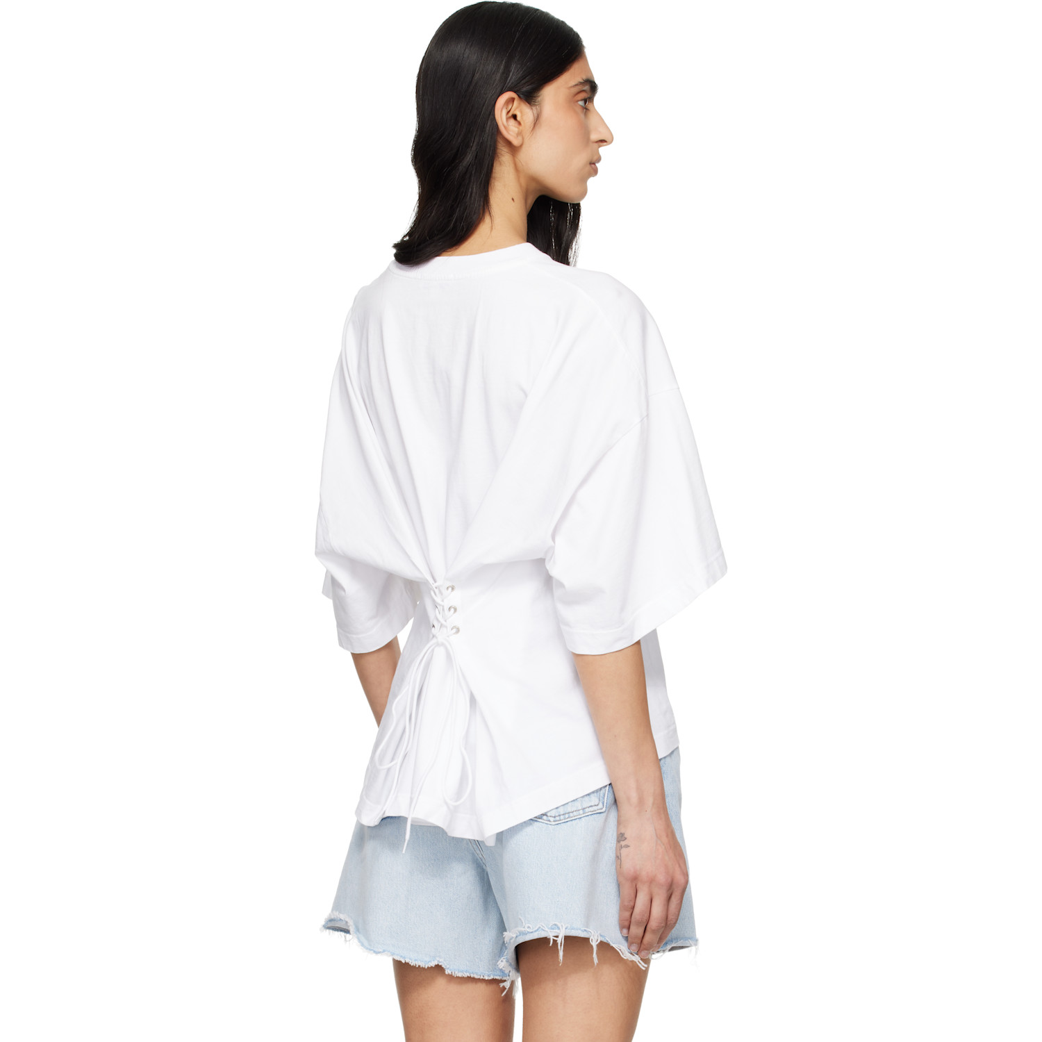  Agolde White Ellery T-shirt 
