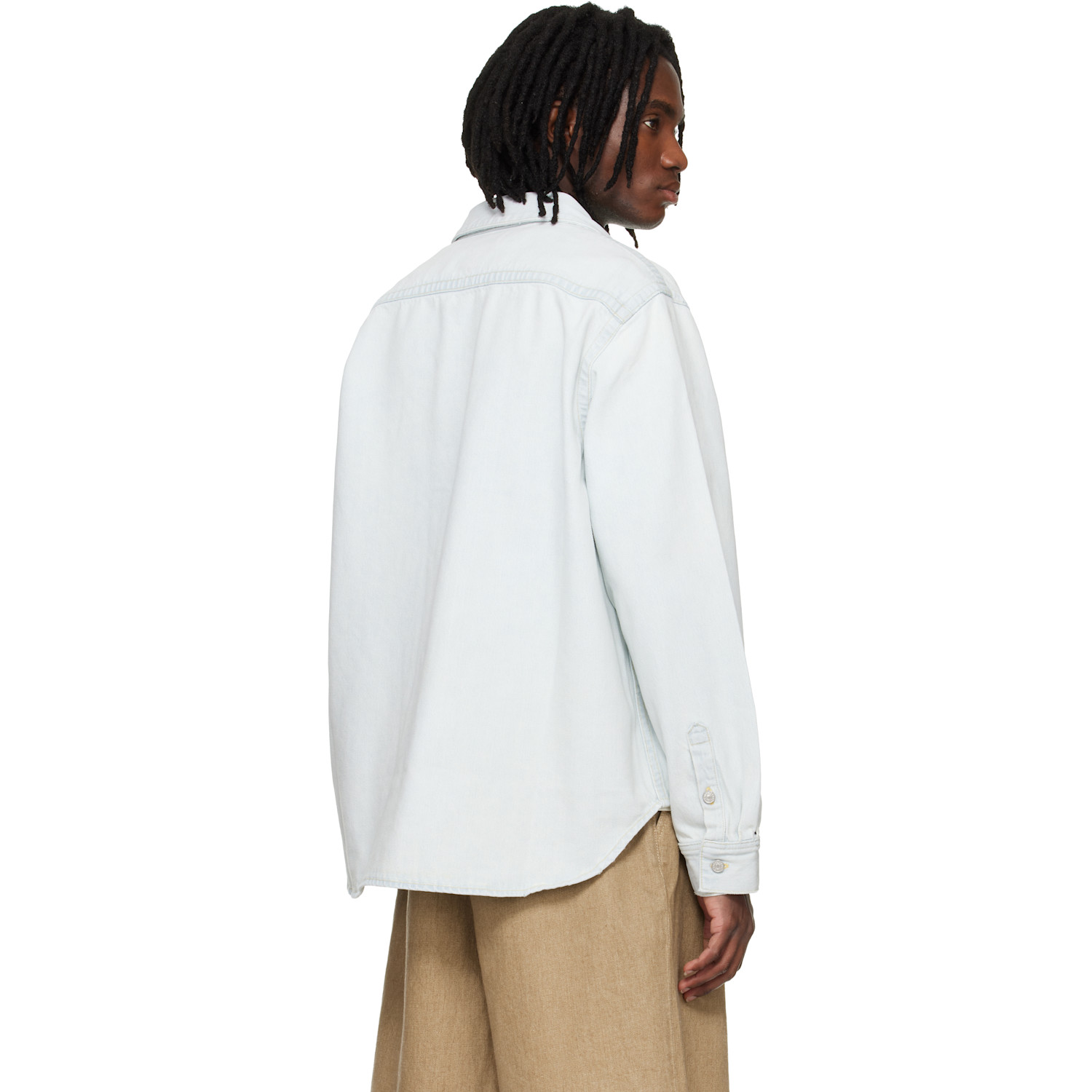 Agolde Blue Craven Denim Shirt 