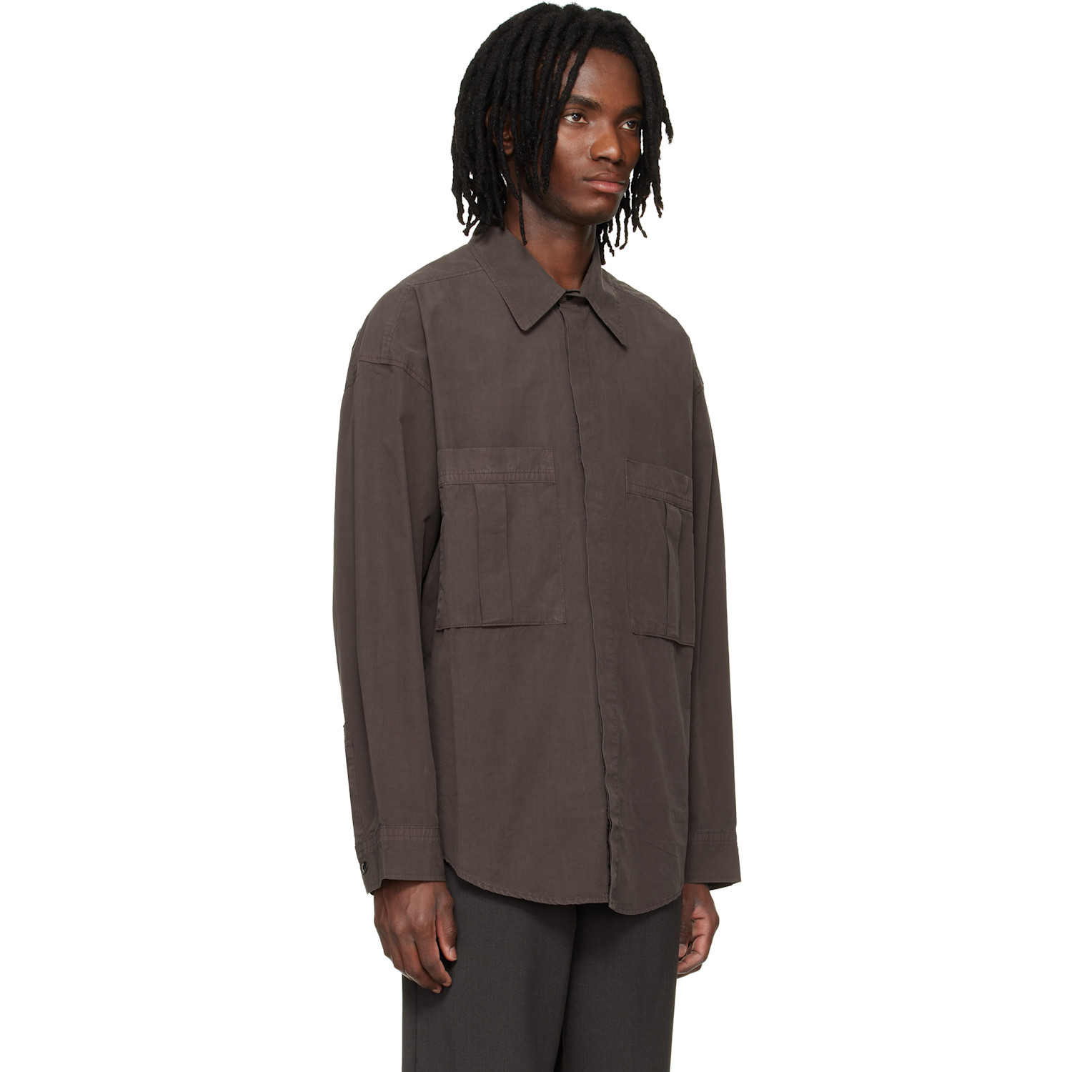  Agolde Brown Clark Shirt 