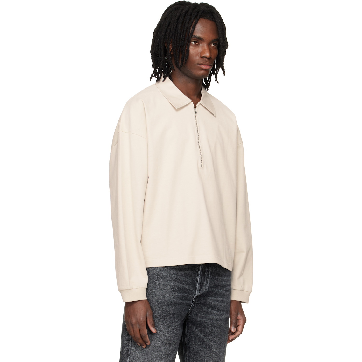  Agolde Beige Darius Polo 