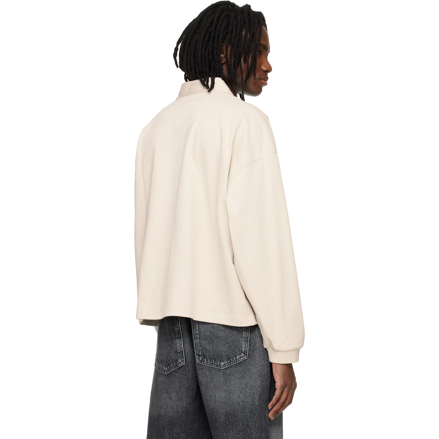  Agolde Beige Darius Polo 