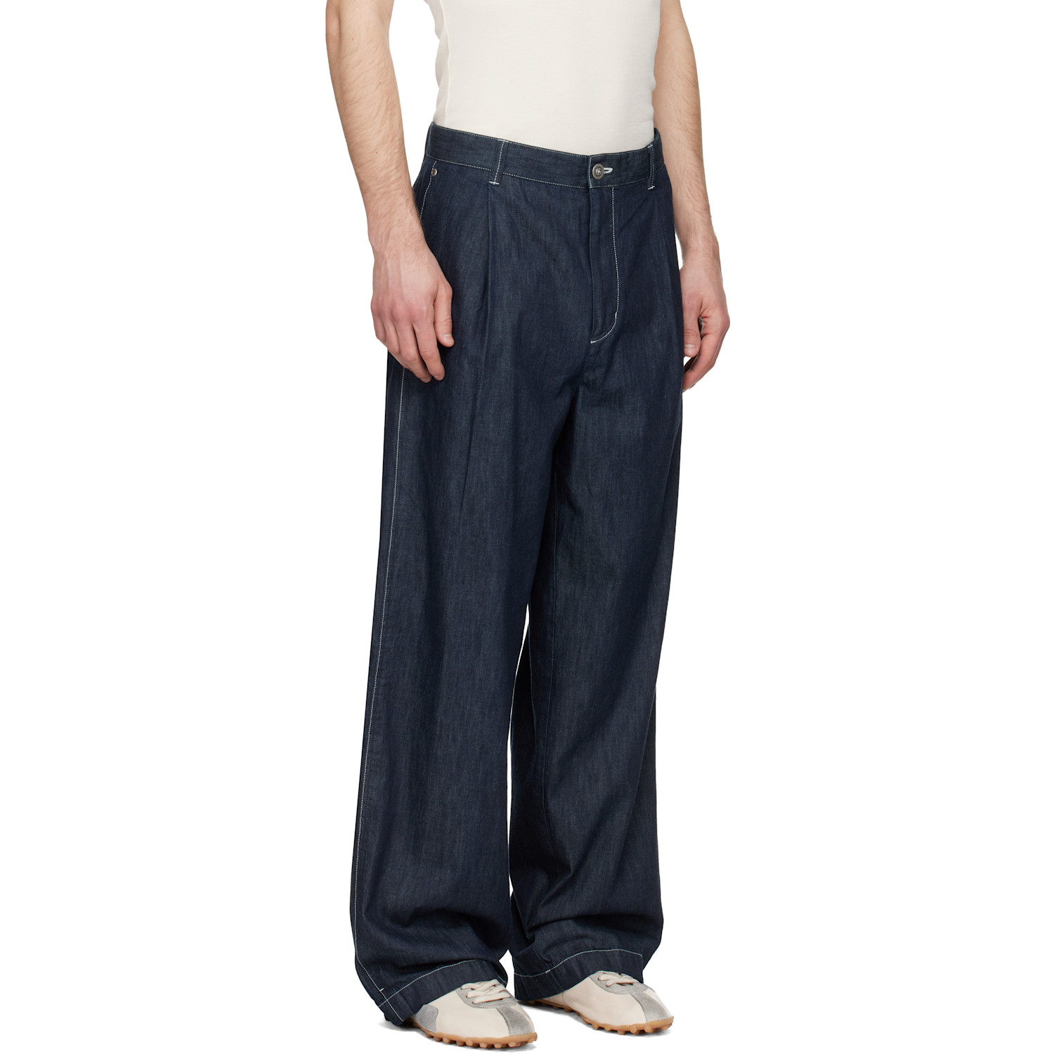  Solid Homme Navy Japanese Denim Jeans 