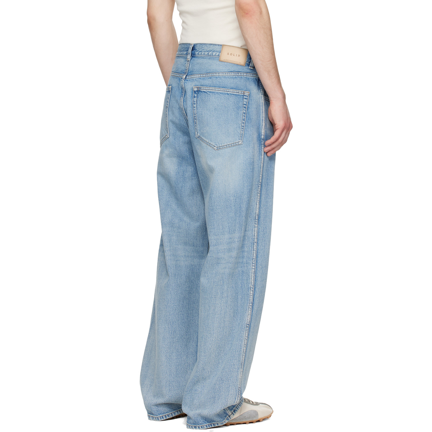  Solid Homme Blue Semi-flare Jeans 