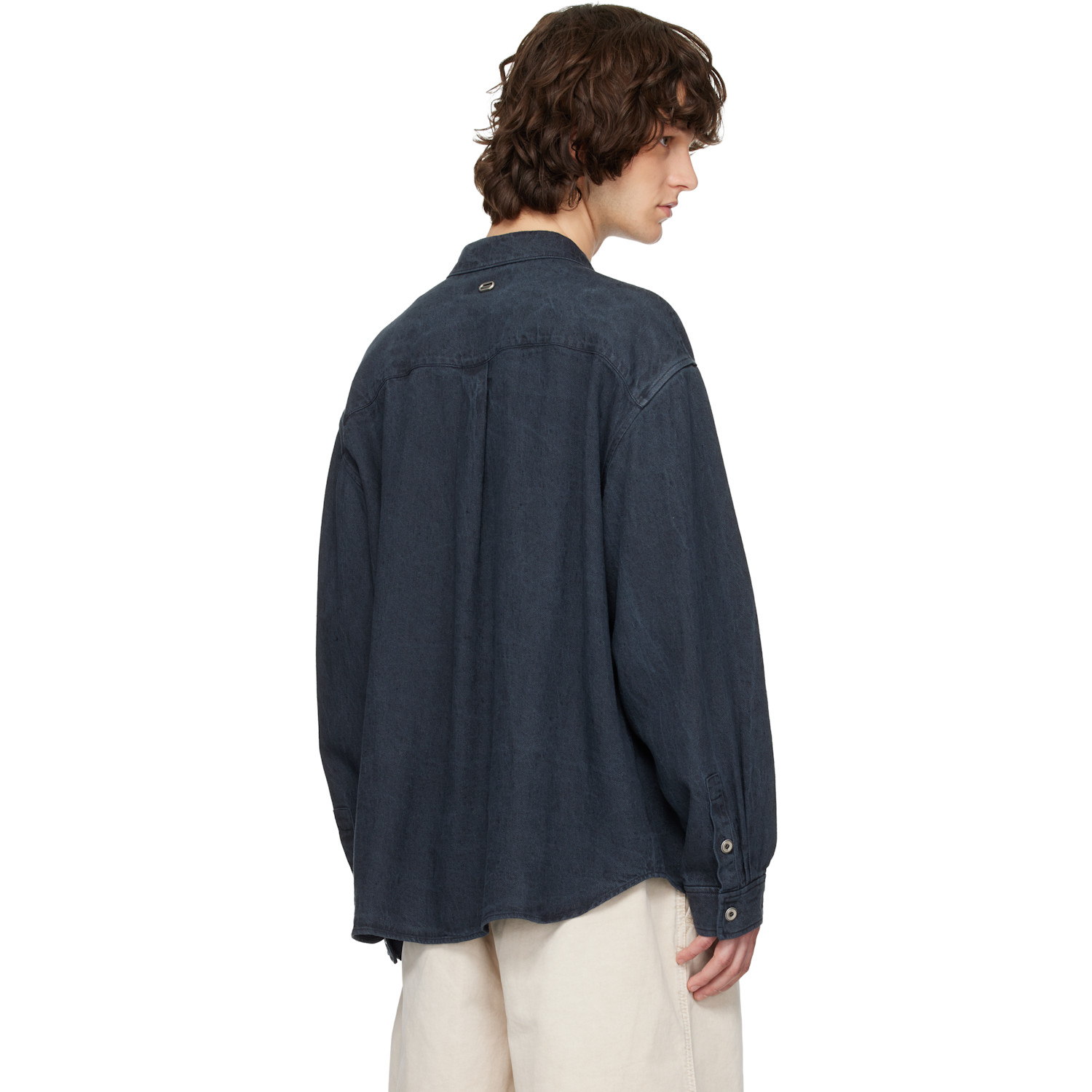  Solid Homme Gray Faded Shirt 