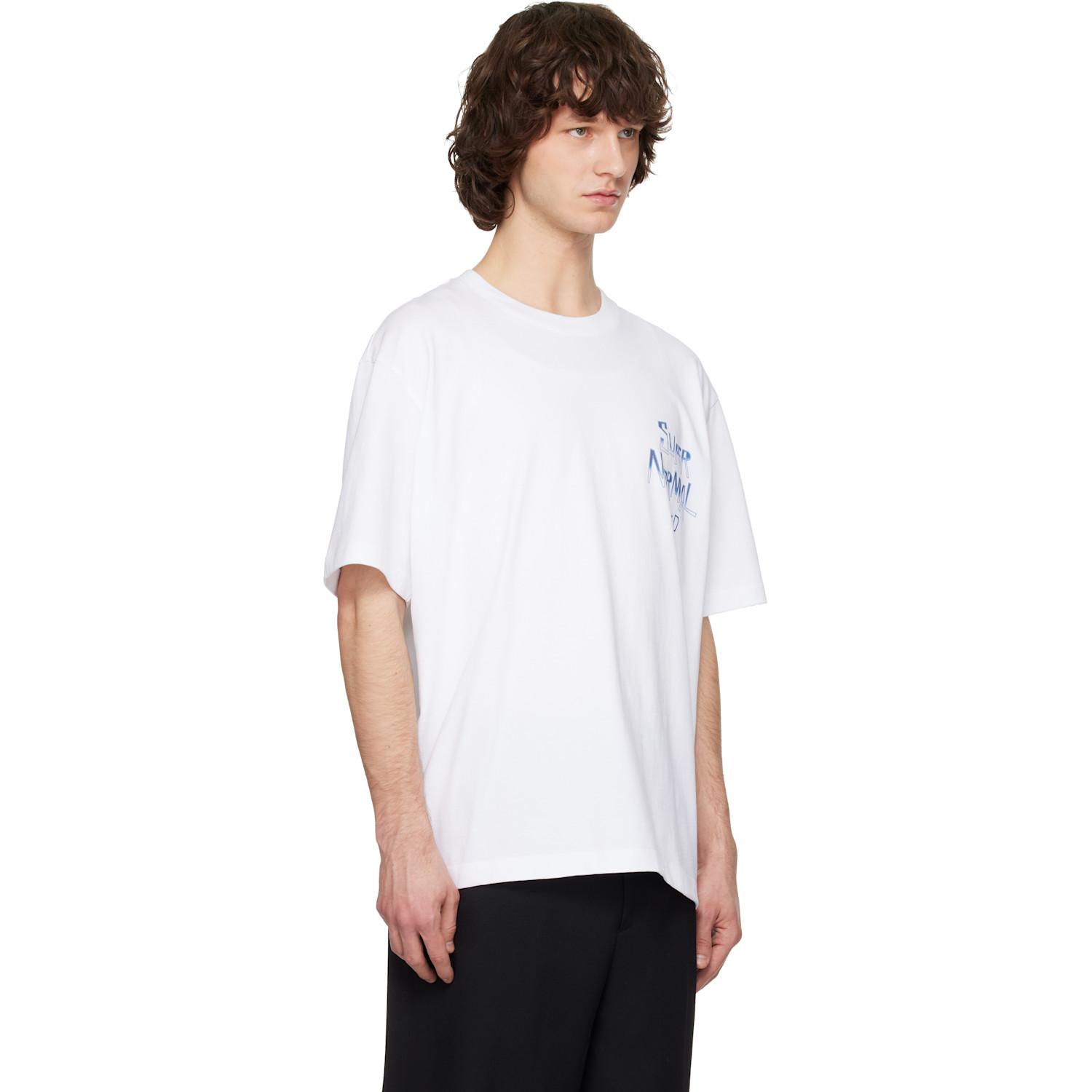  Solid Homme White 'common Object' T-shirt 