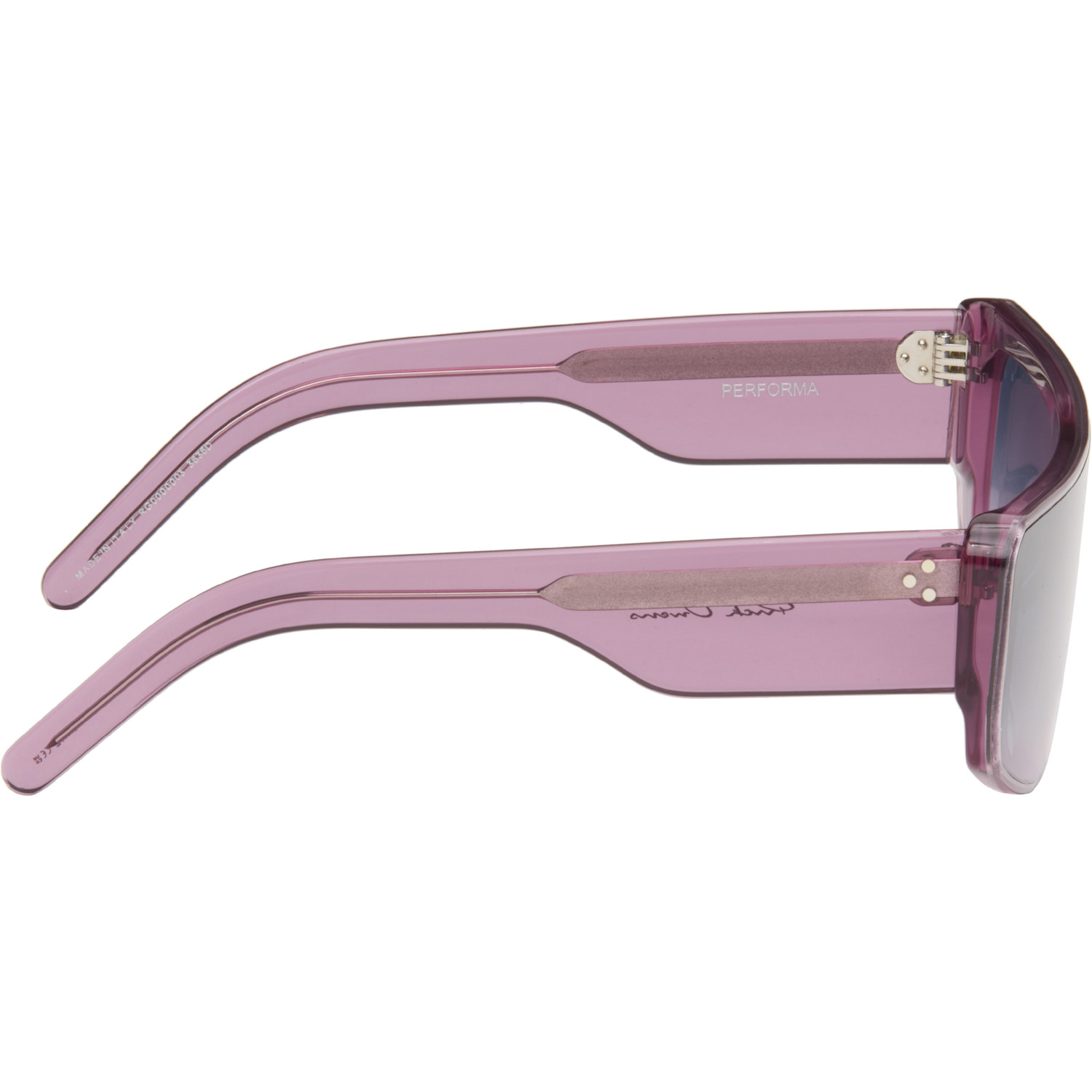  Rick Owens Purple Performa Sunglasses 