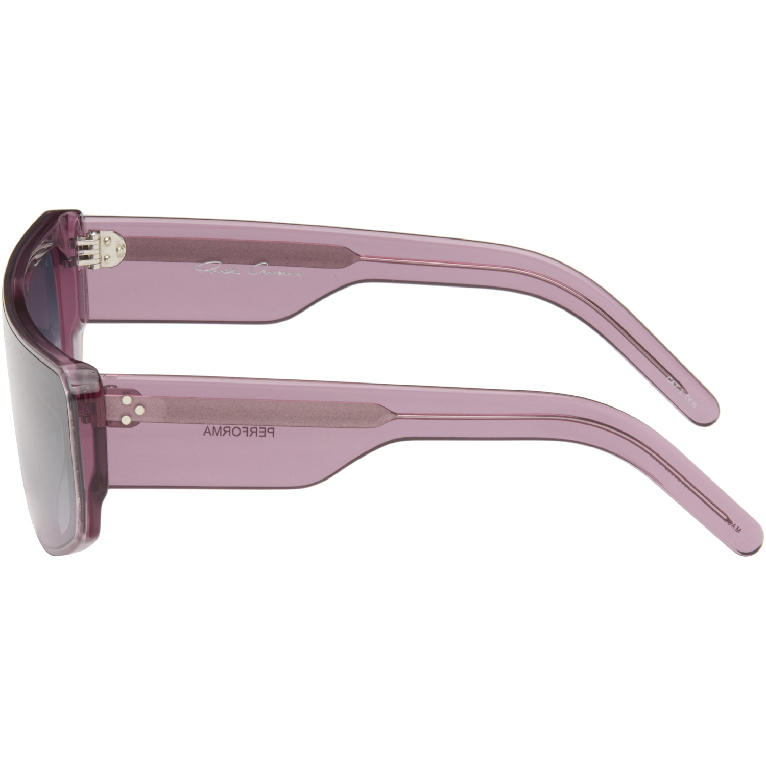  Rick Owens Purple Performa Sunglasses 