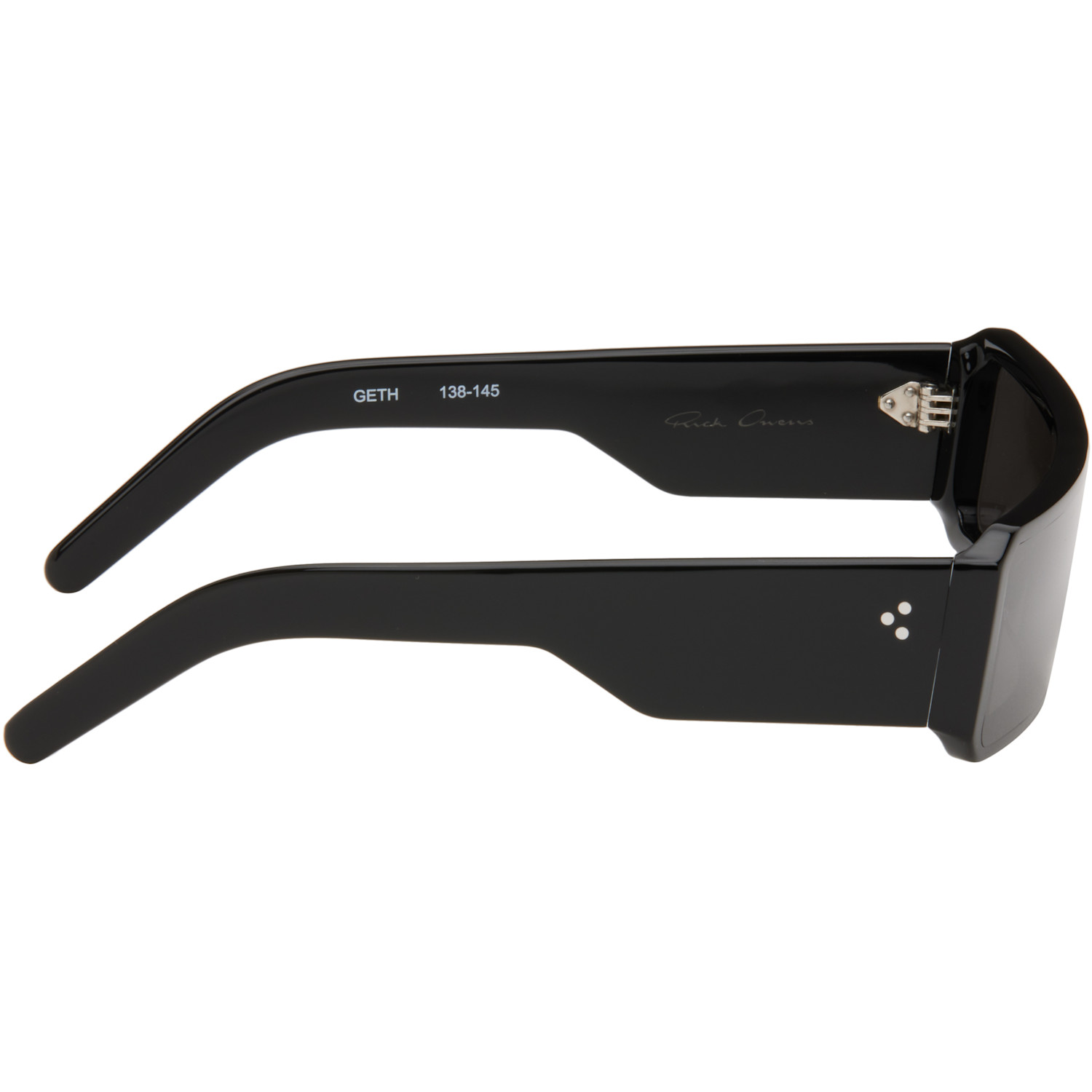  Rick Owens Black Geth Sunglasses 