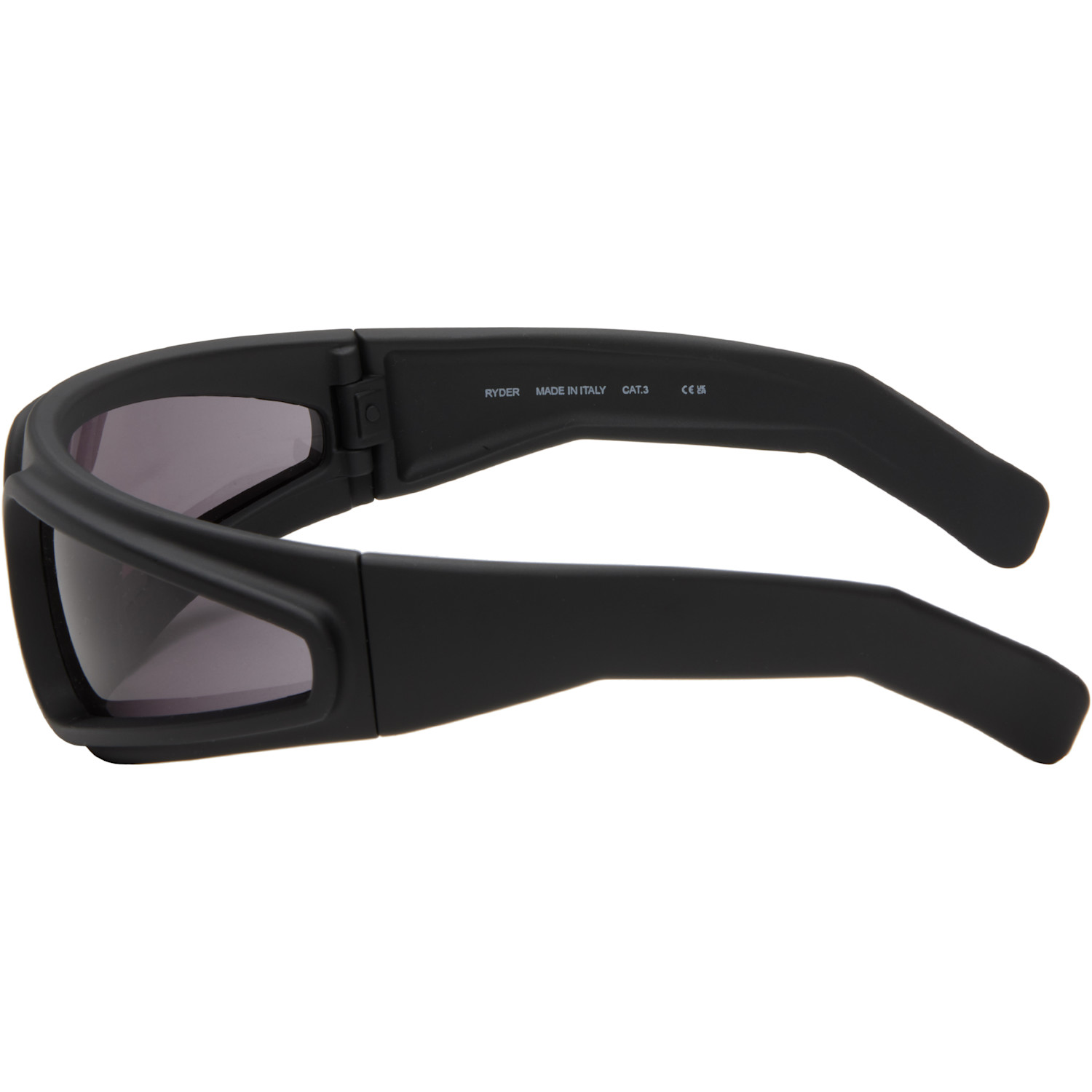  Rick Owens Black Temple Ryder Sunglasses 