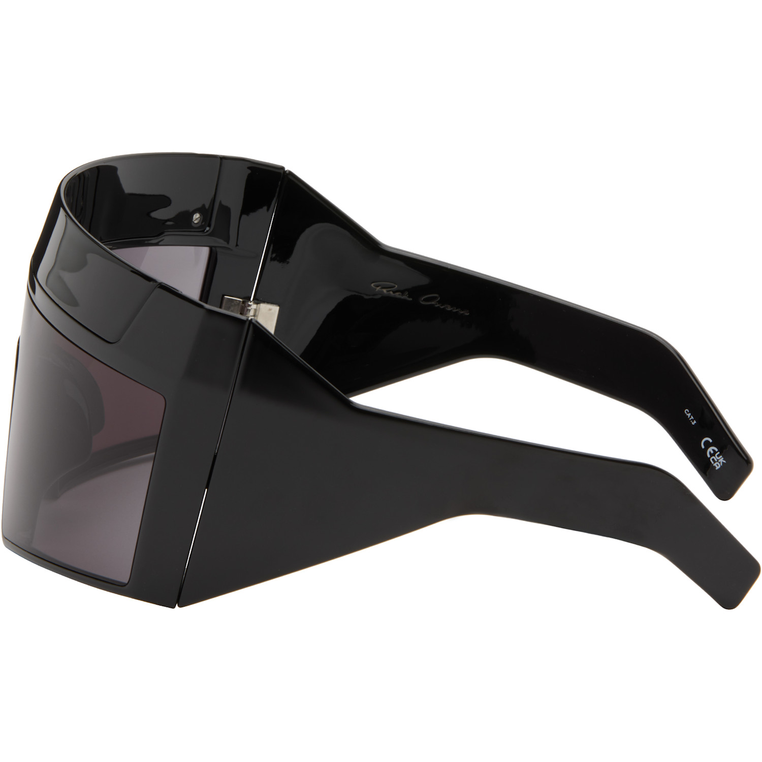  Rick Owens Black Suicide Edition Rev Sunglasses 