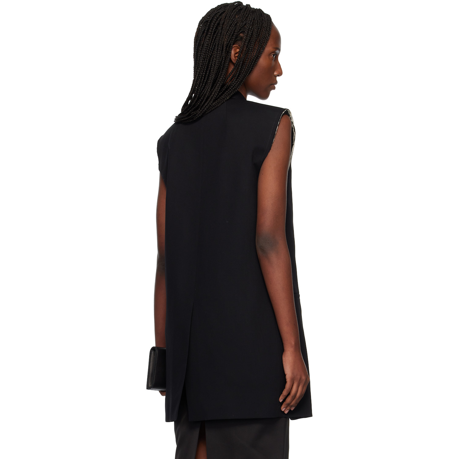  Rick Owens Black Temple Sl Concordian Blazer 