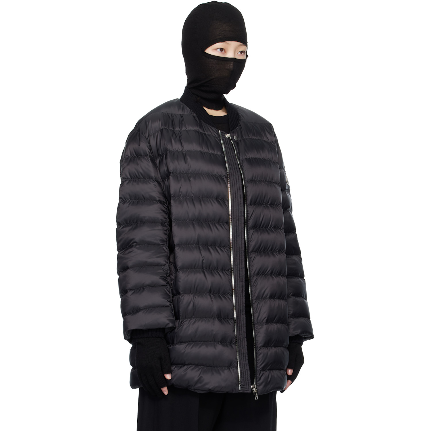  Rick Owens Moncler + Rick Owens Black Flight Down Jacket 