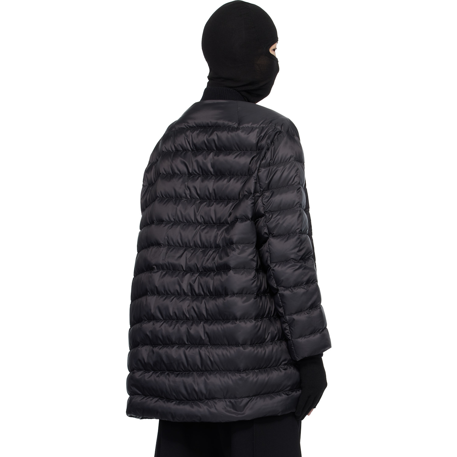  Rick Owens Moncler + Rick Owens Black Flight Down Jacket 