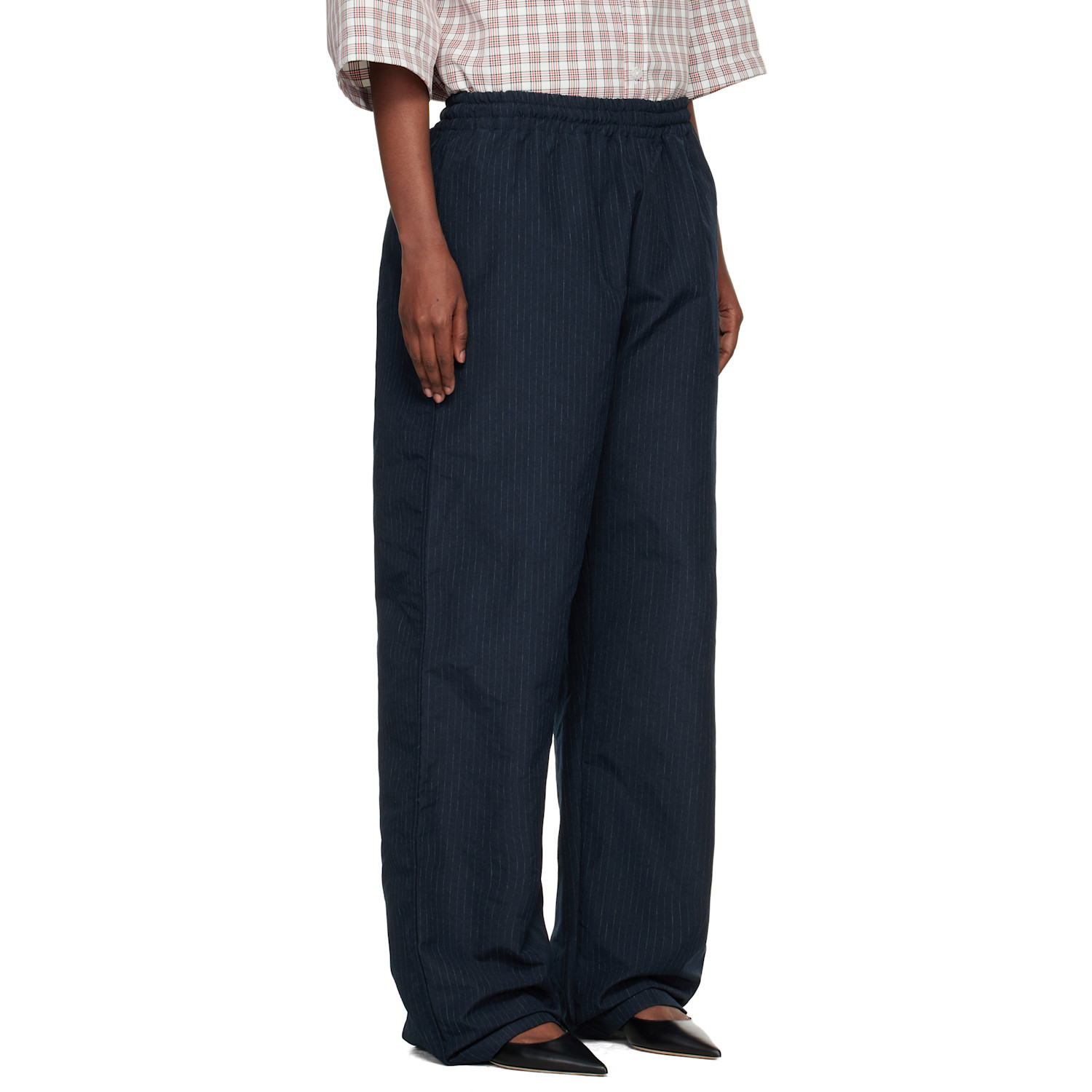  Willy Chavarria Navy Ruff Rider Track Pants 