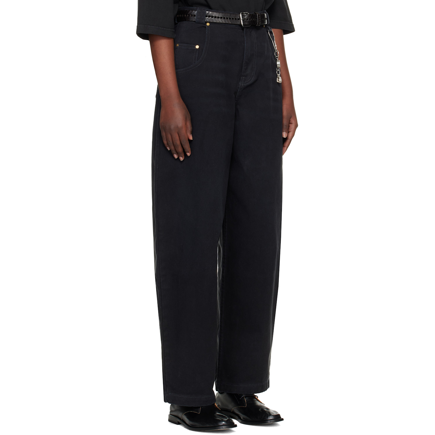  Willy Chavarria Black Bad Girl Jeans 