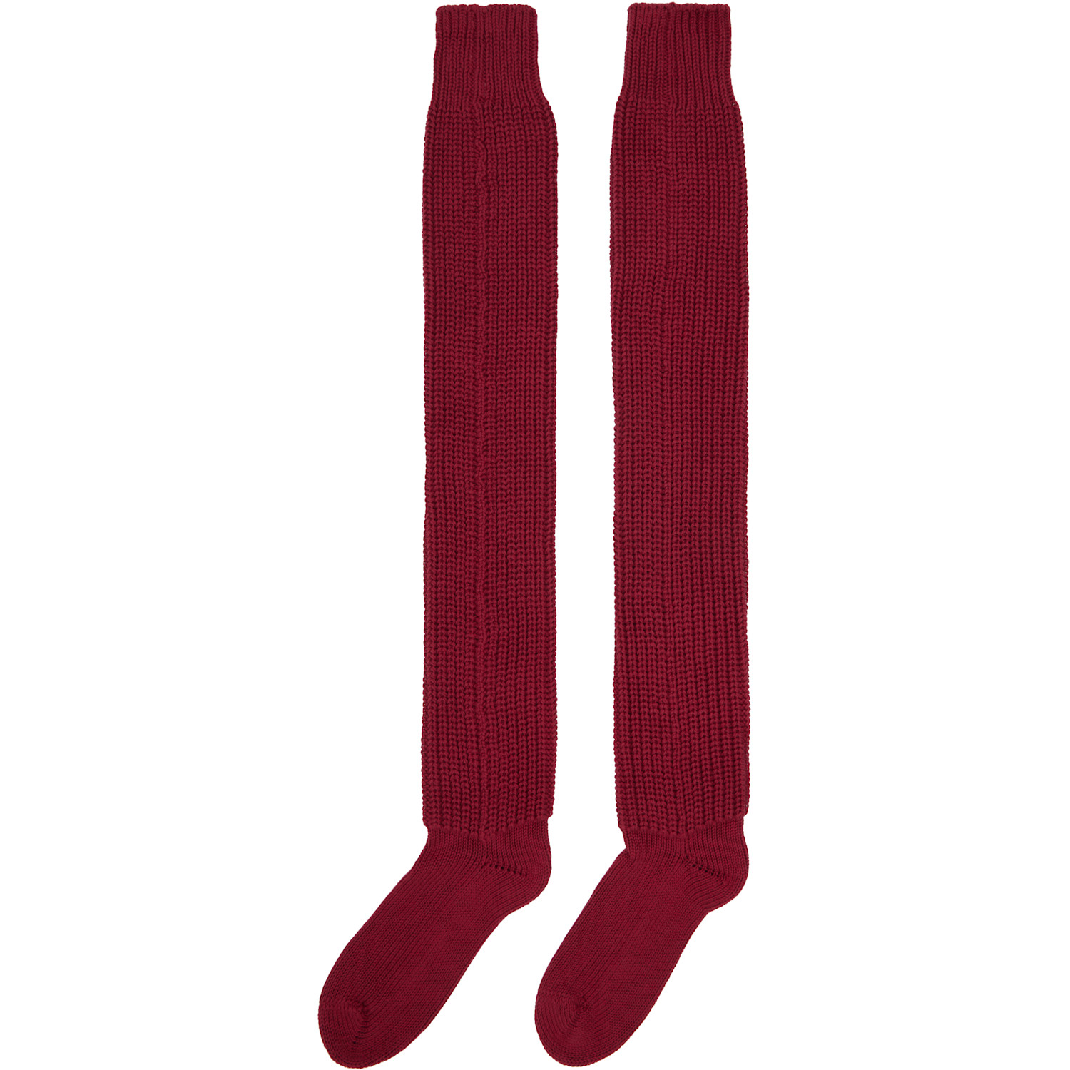  Rick Owens Moncler + Rick Owens Red Hiking Socks 