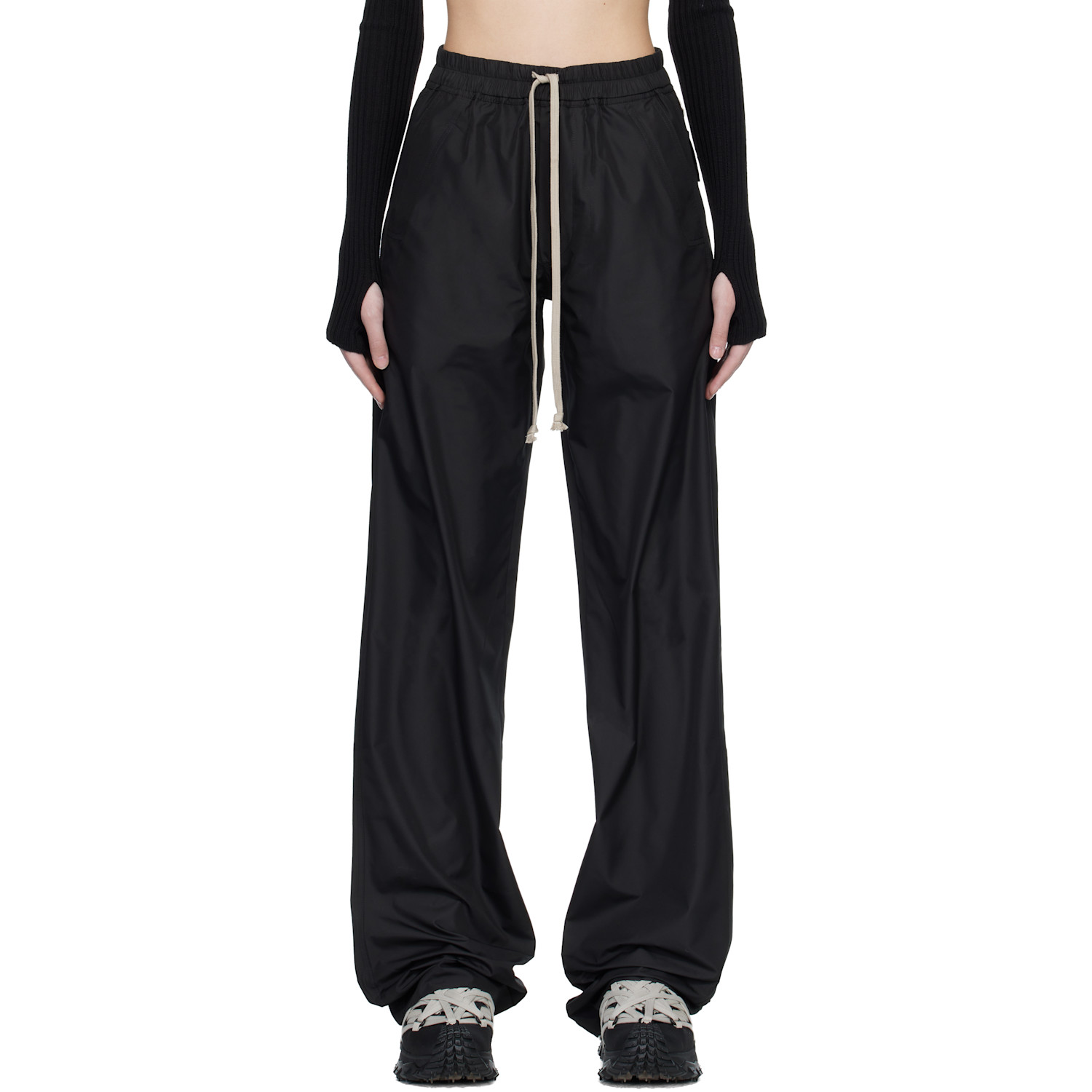 Rick Owens Moncler + Rick Owens Black Drawstring Sweatpants