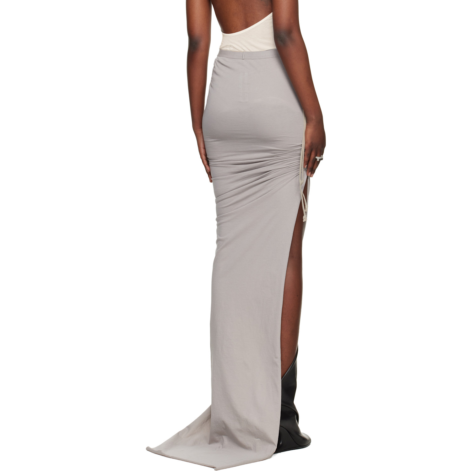  Rick Owens Off-white Temple Edfu Maxi Skirt 