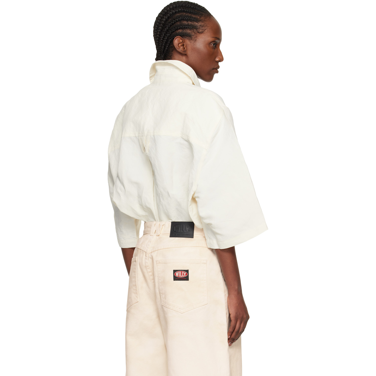  Willy Chavarria Off-white S/s Corcoran Shirt 