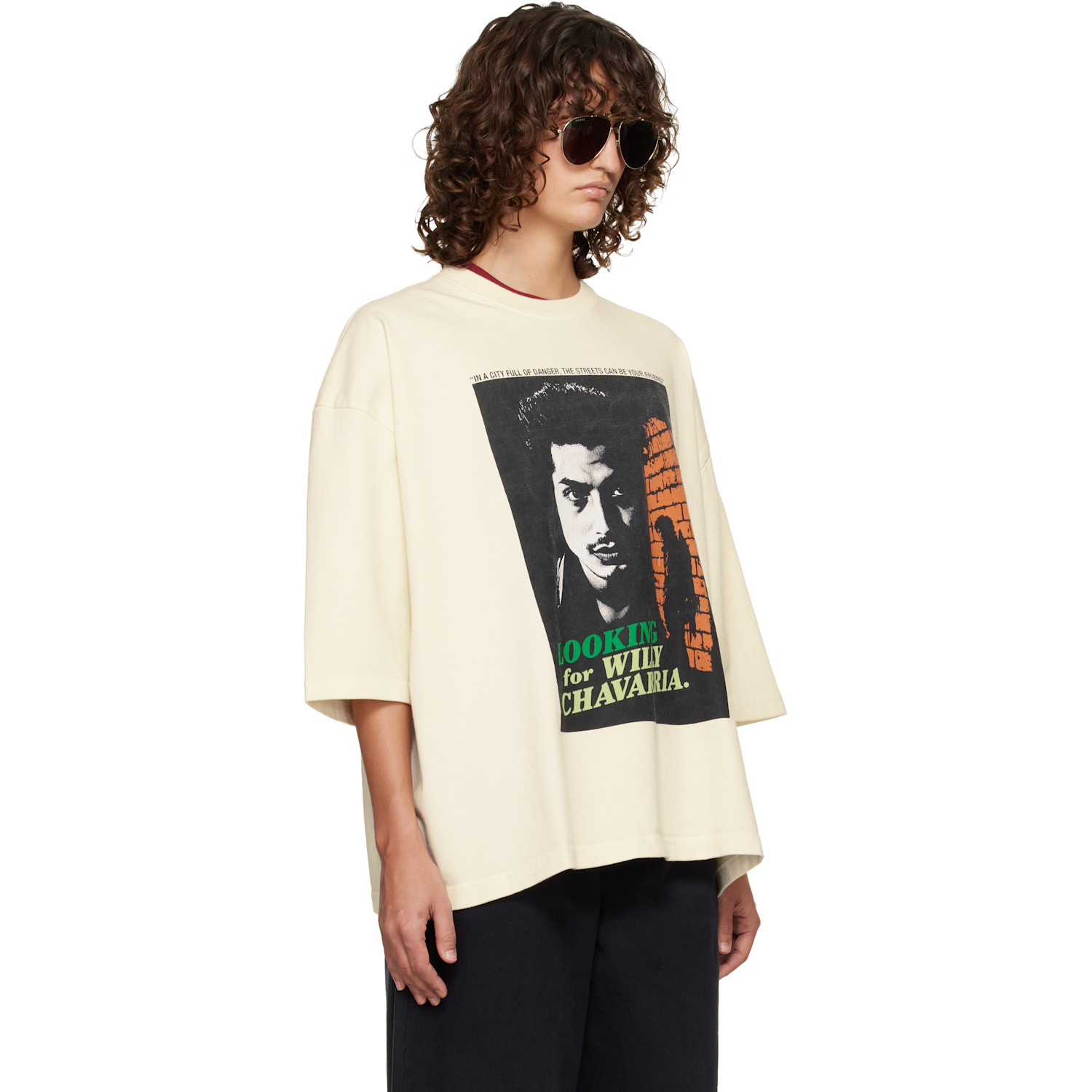  Willy Chavarria Off-white 'looking For Willy' Northsider T-shirt 