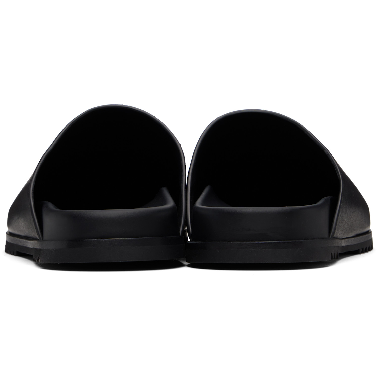  Rick Owens Black Temple Mule Granola Loafers 