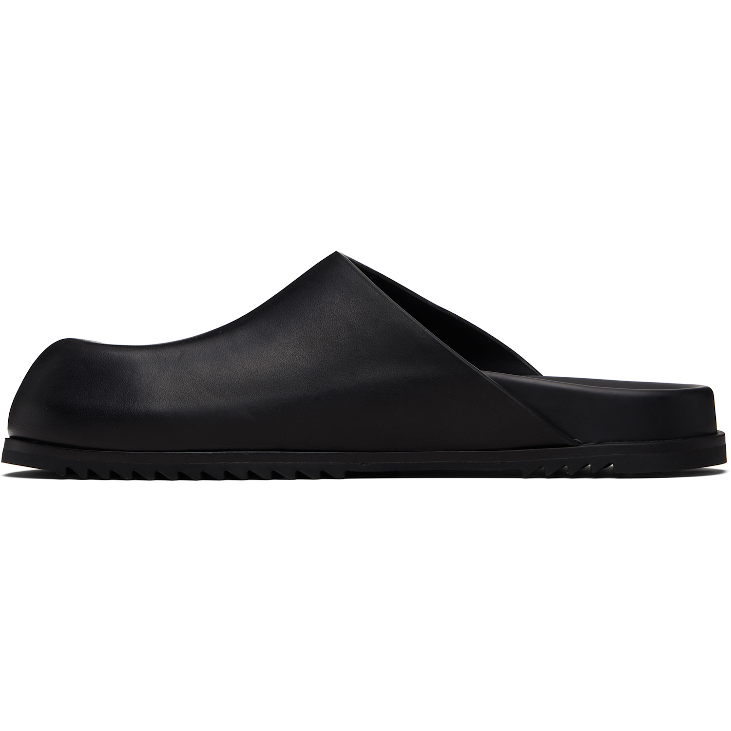  Rick Owens Black Temple Mule Granola Loafers 