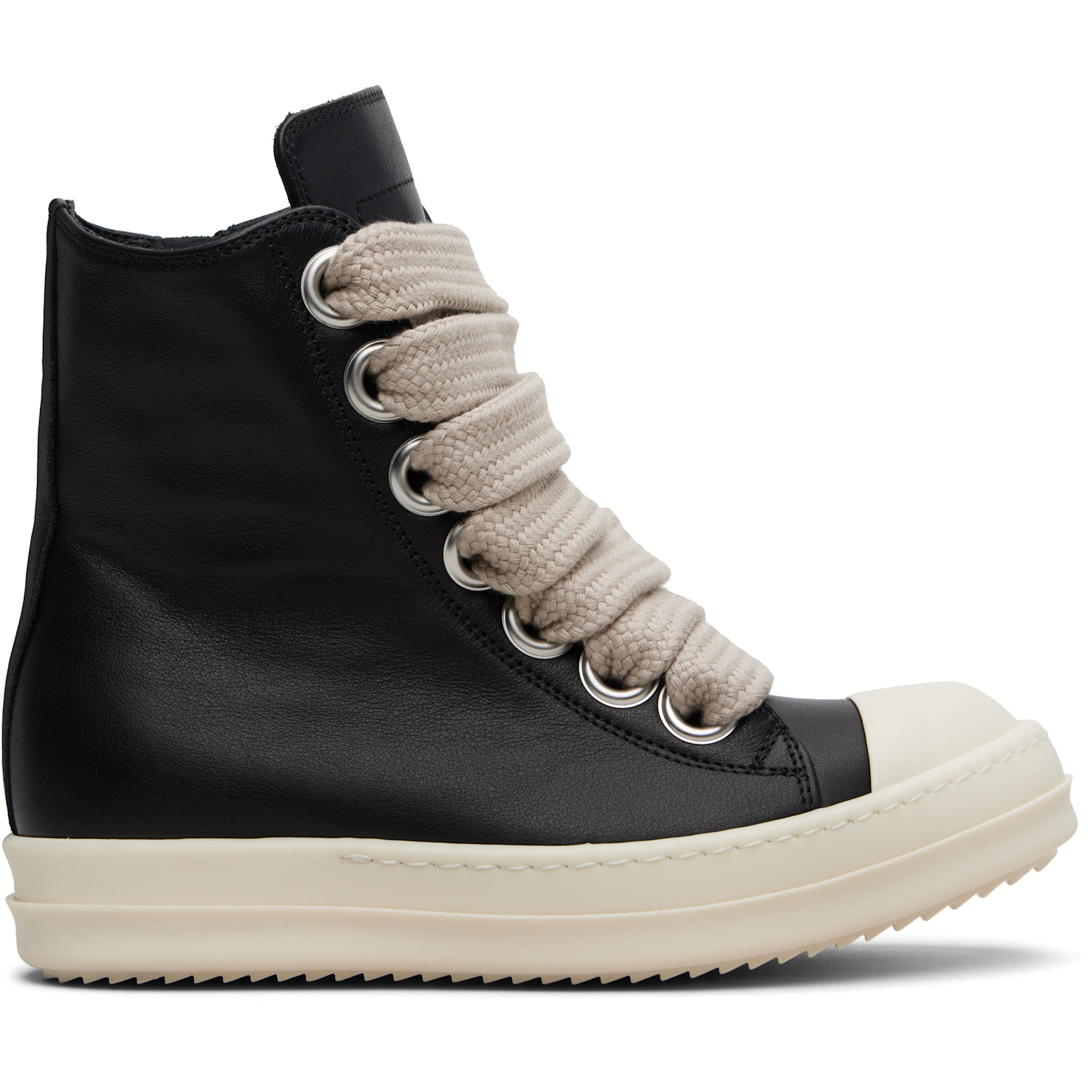 Rick Owens Black Temple Jumbolace Sneakers