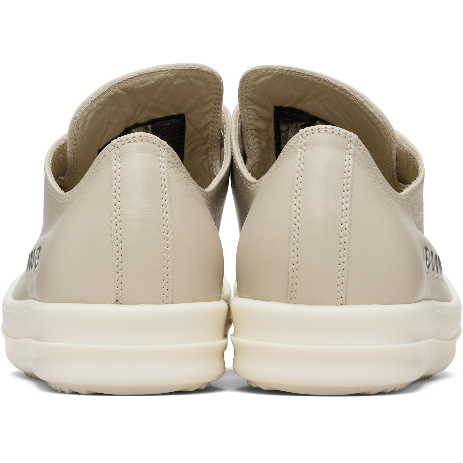  Rick Owens Beige Temple Extreme Low Sneakers 