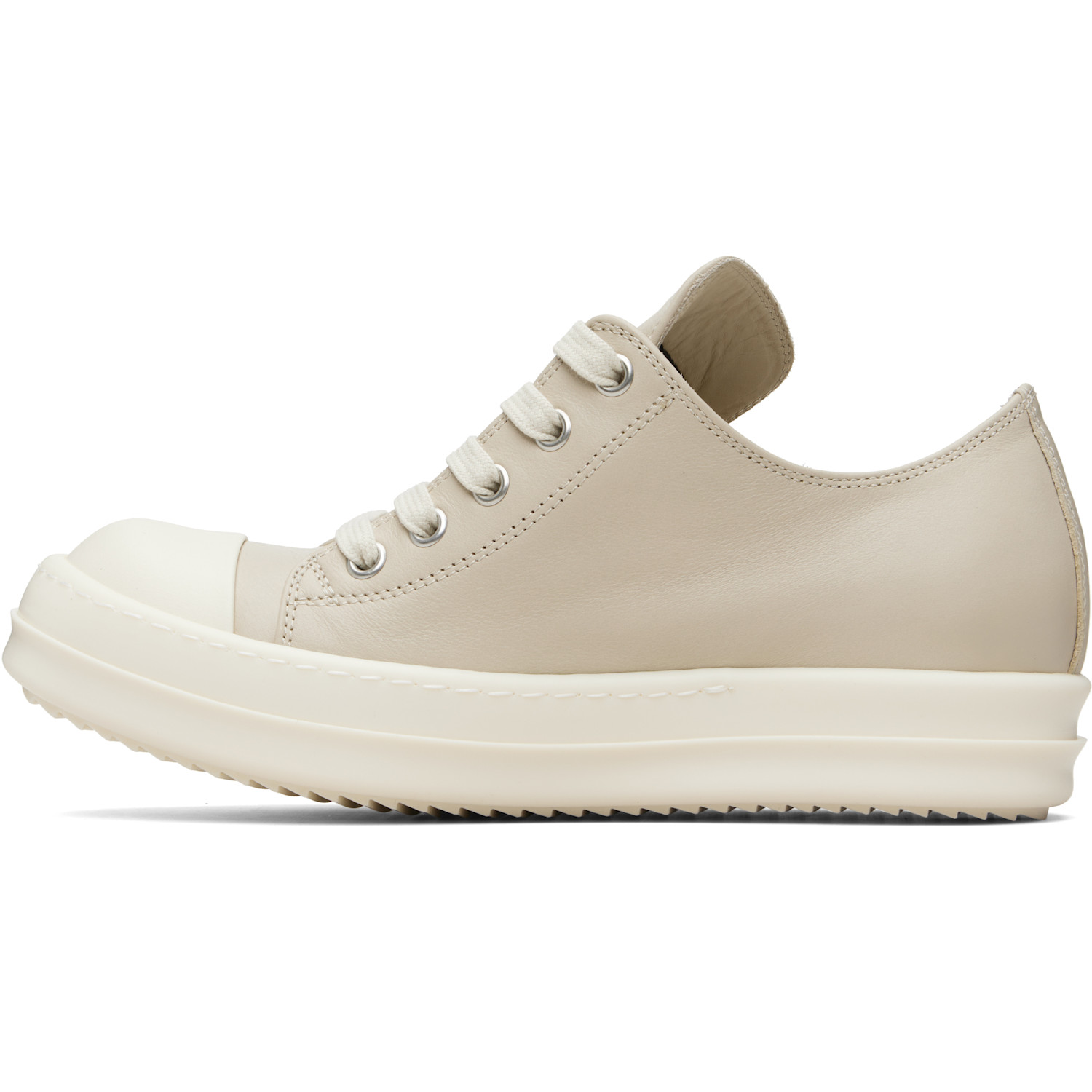  Rick Owens Beige Temple Extreme Low Sneakers 