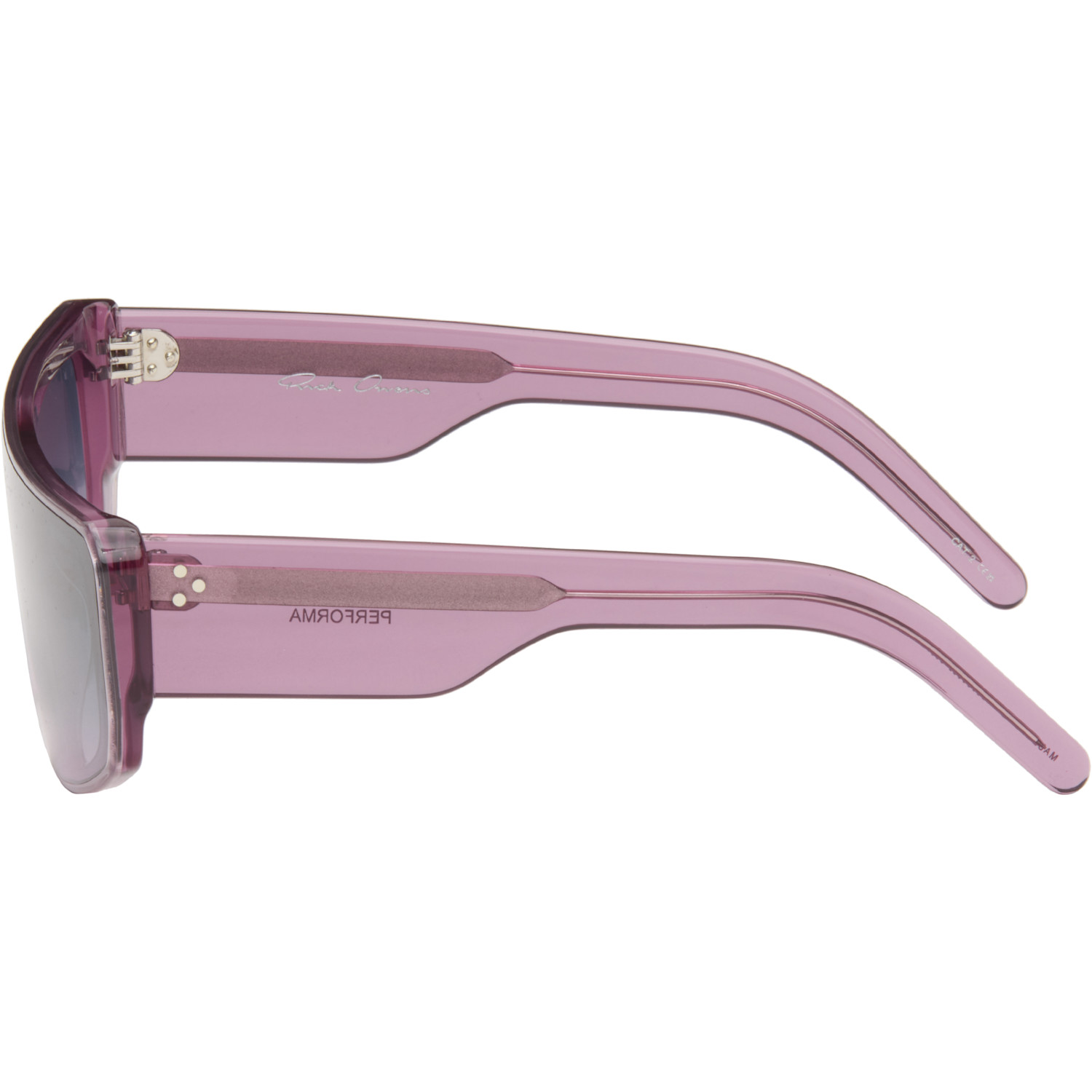  Rick Owens Purple Performa Sunglasses 