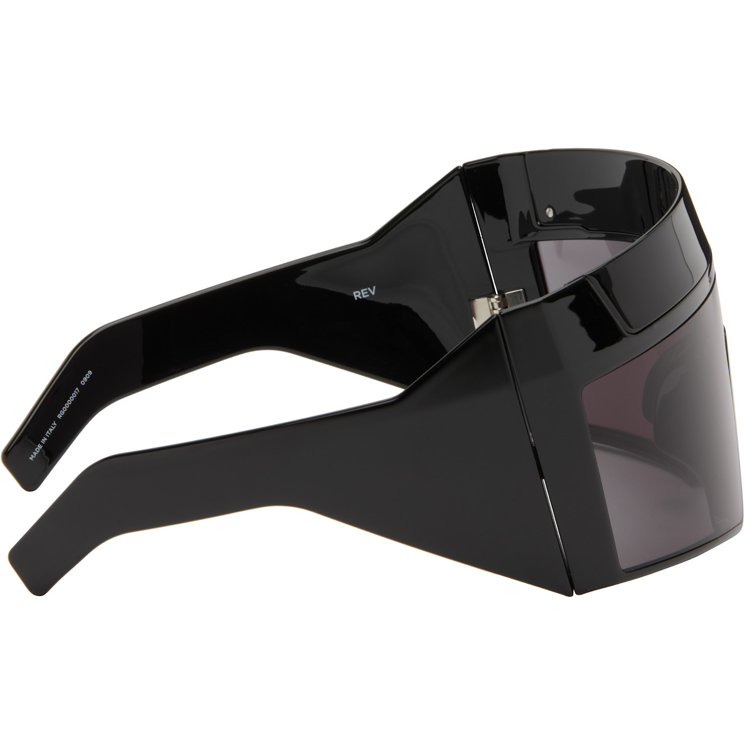  Rick Owens Black Suicide Edition Rev Sunglasses 