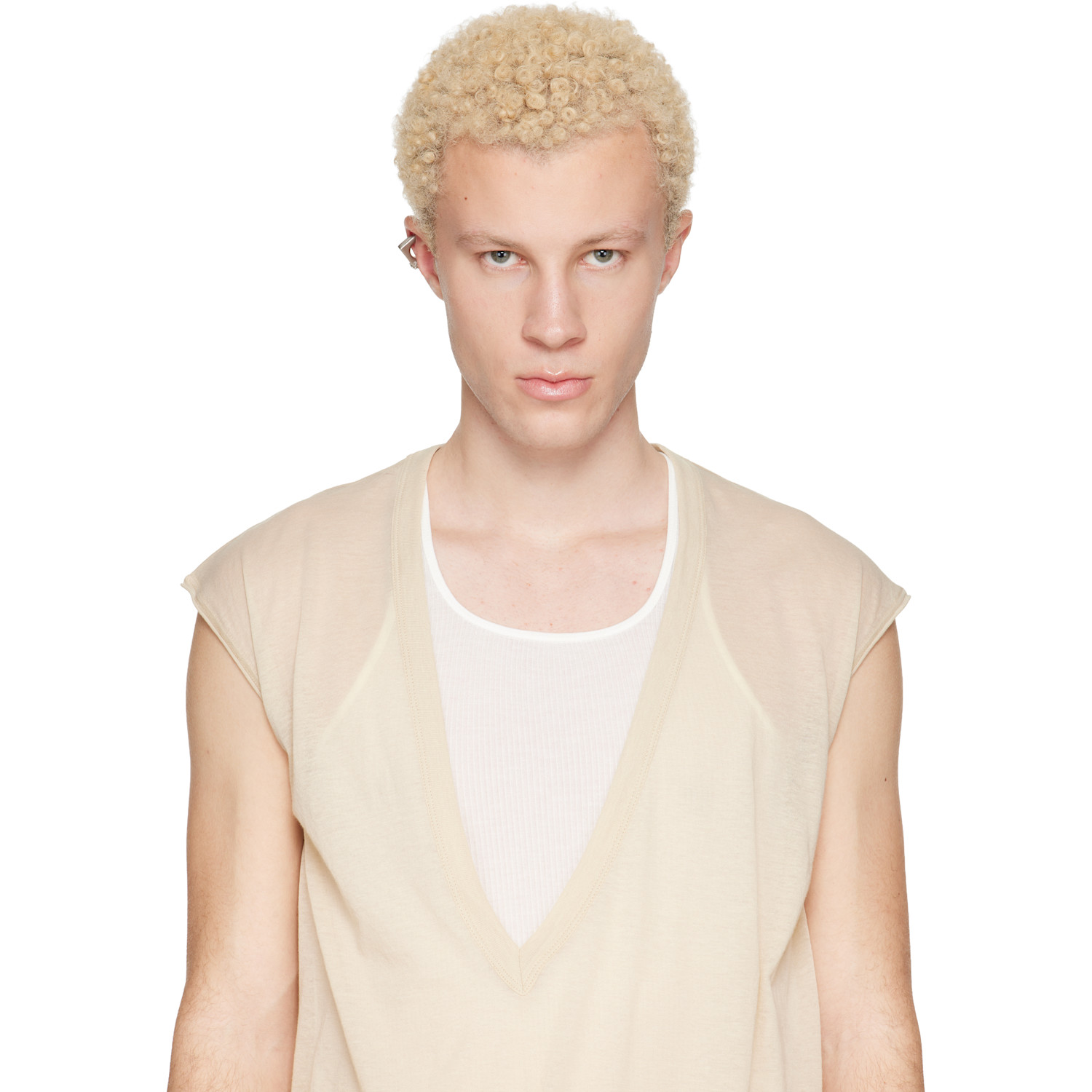  Rick Owens Temple Orb Ear Cuff 