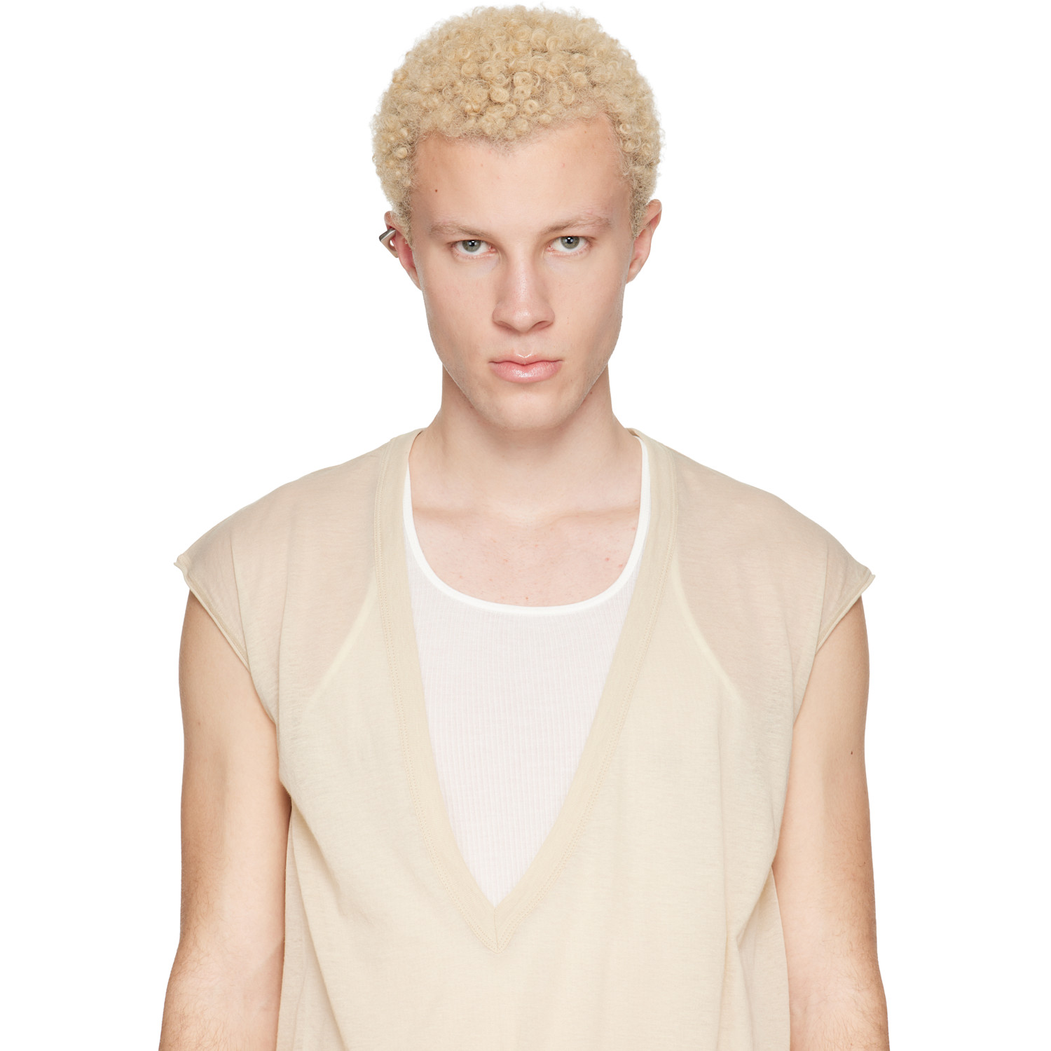  Rick Owens Round Prong Ear Cuff 