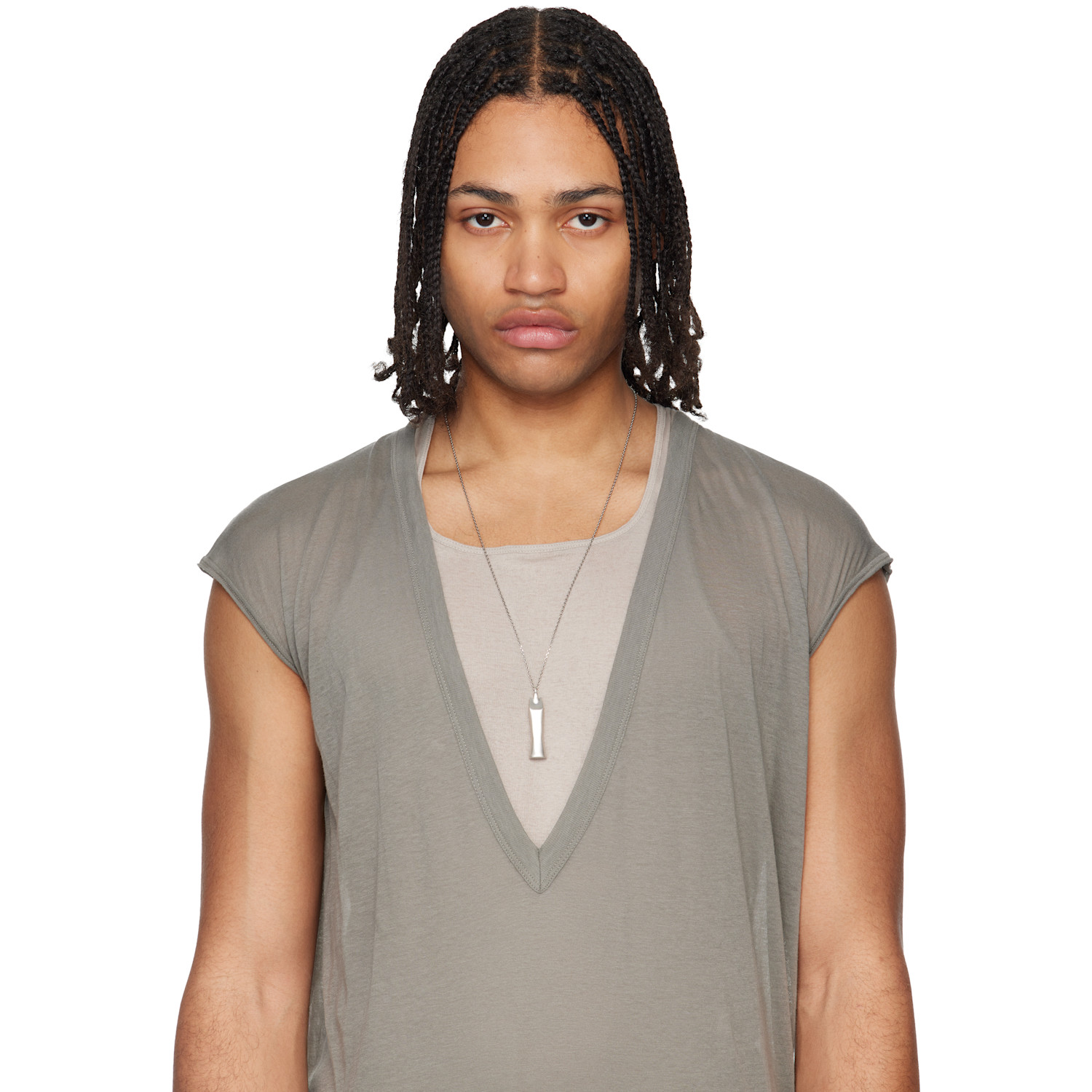  Rick Owens Temple Sister Charm Necklace 