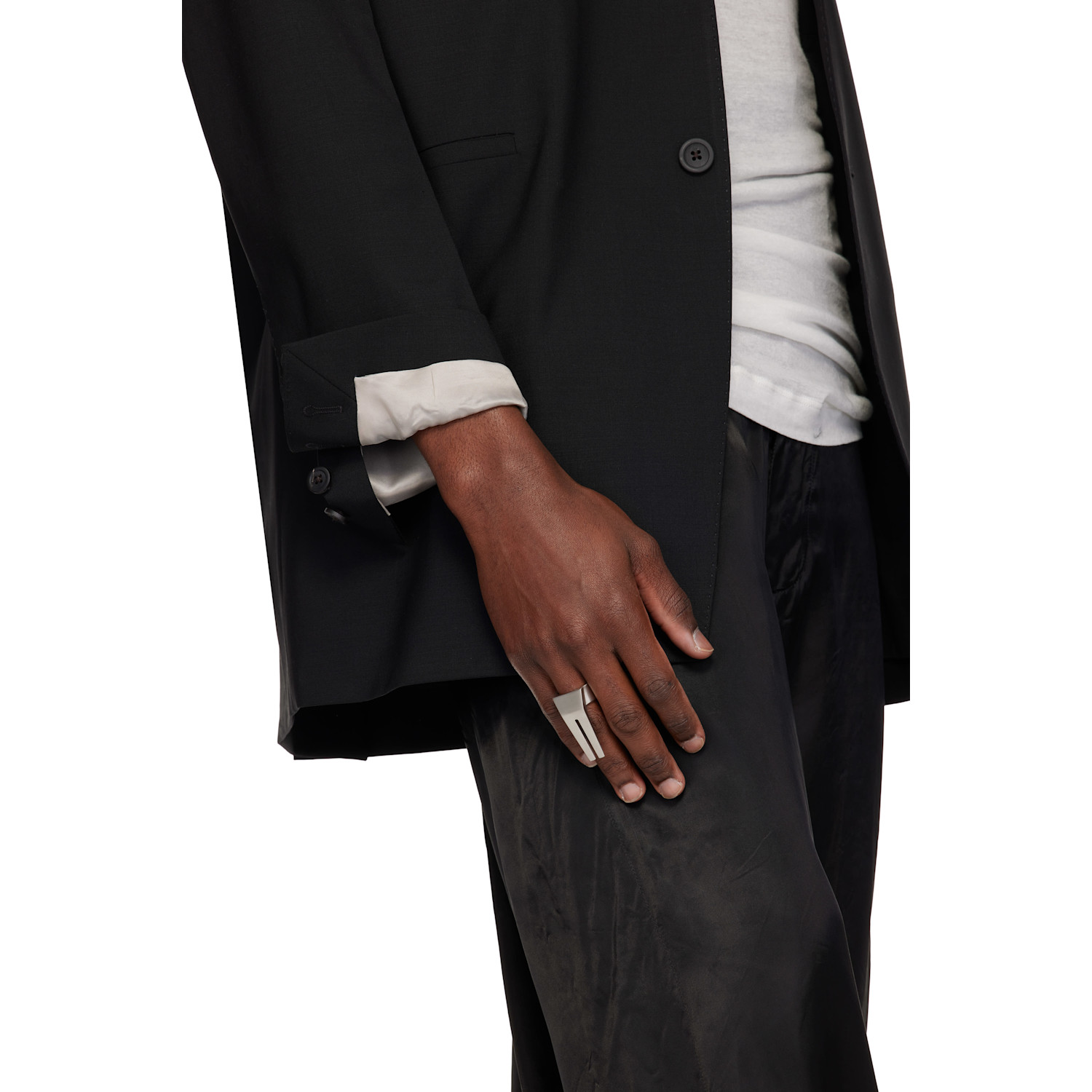  Rick Owens Open Trunk Ring 