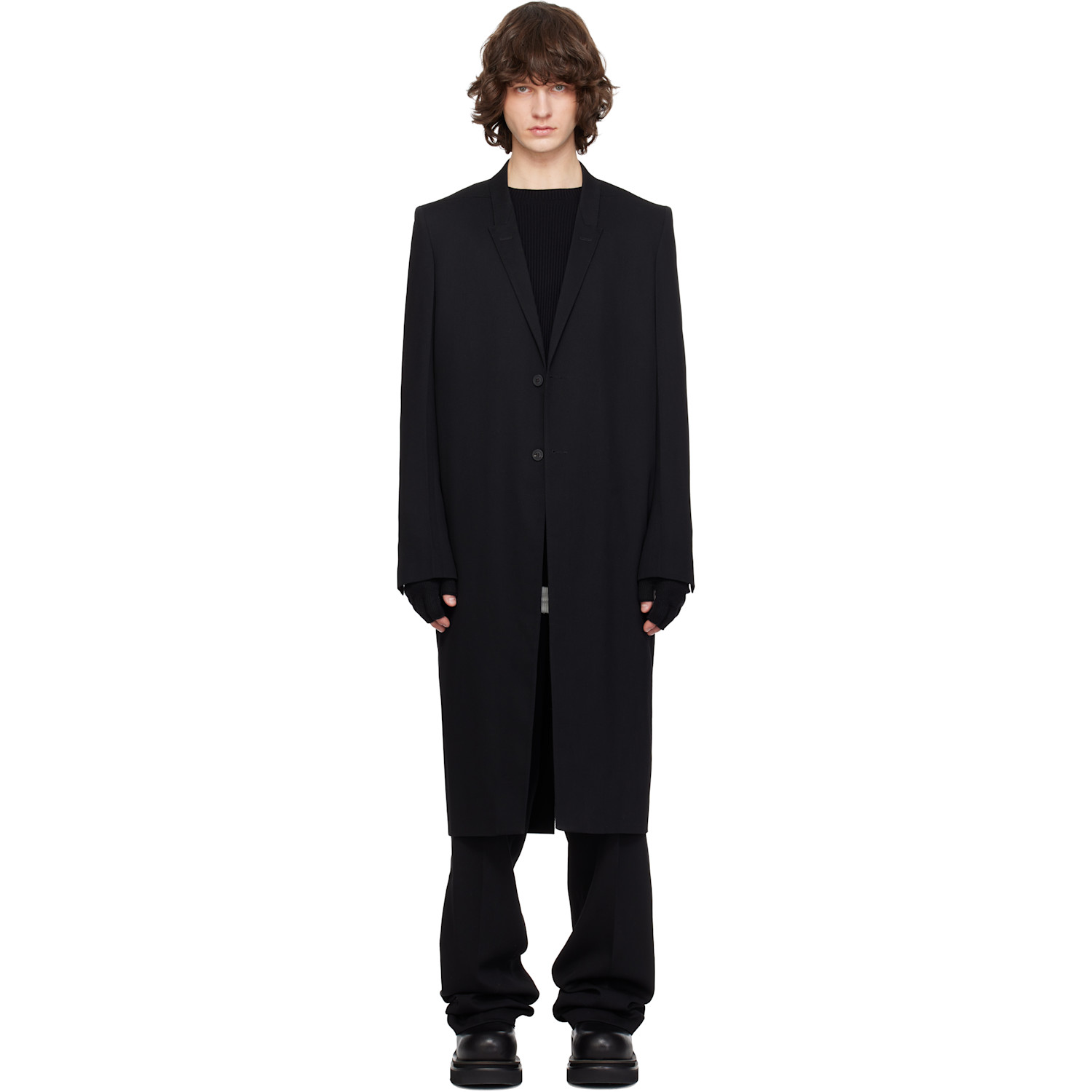 Rick Owens Brown Jumbo Tatlin Coat | Smart Closet
