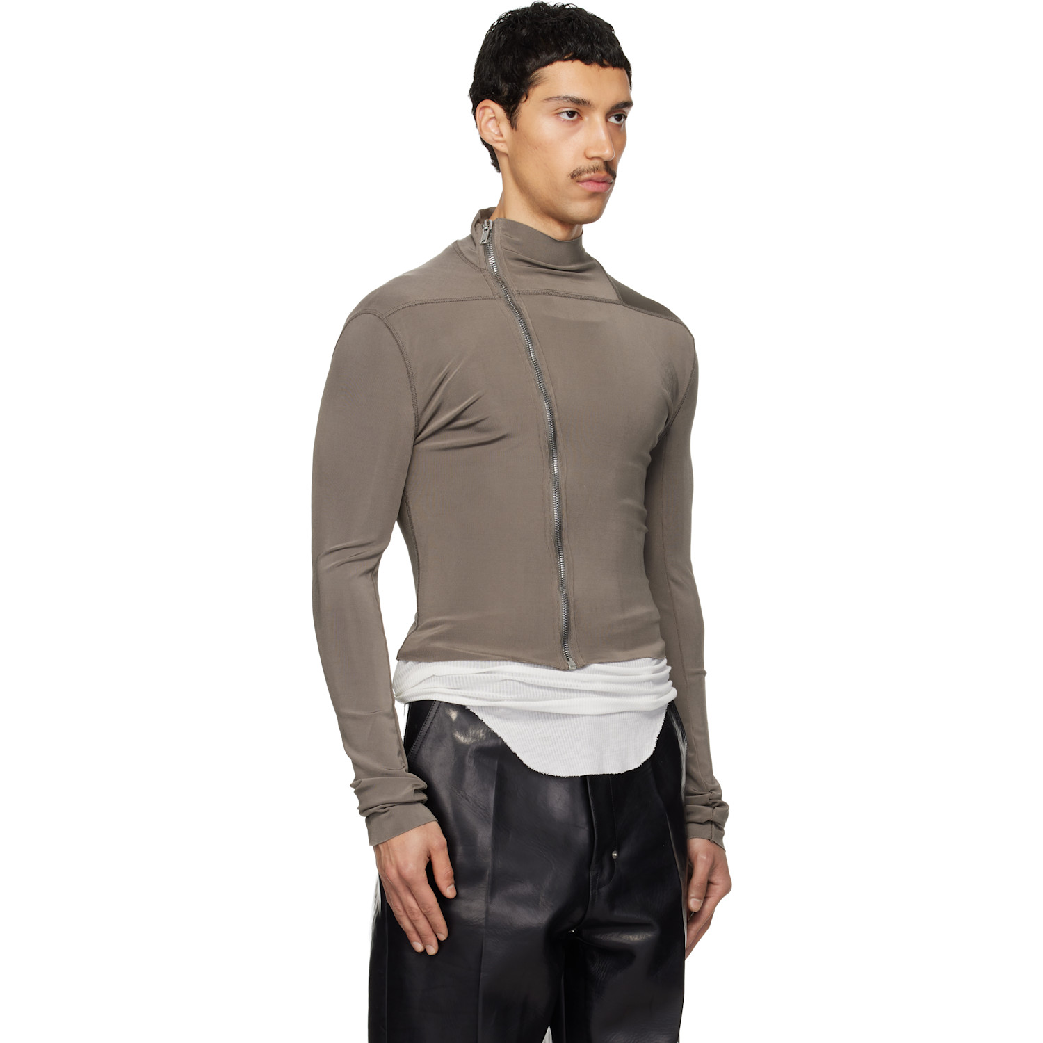  Rick Owens Gray Temple Gary Jacket 