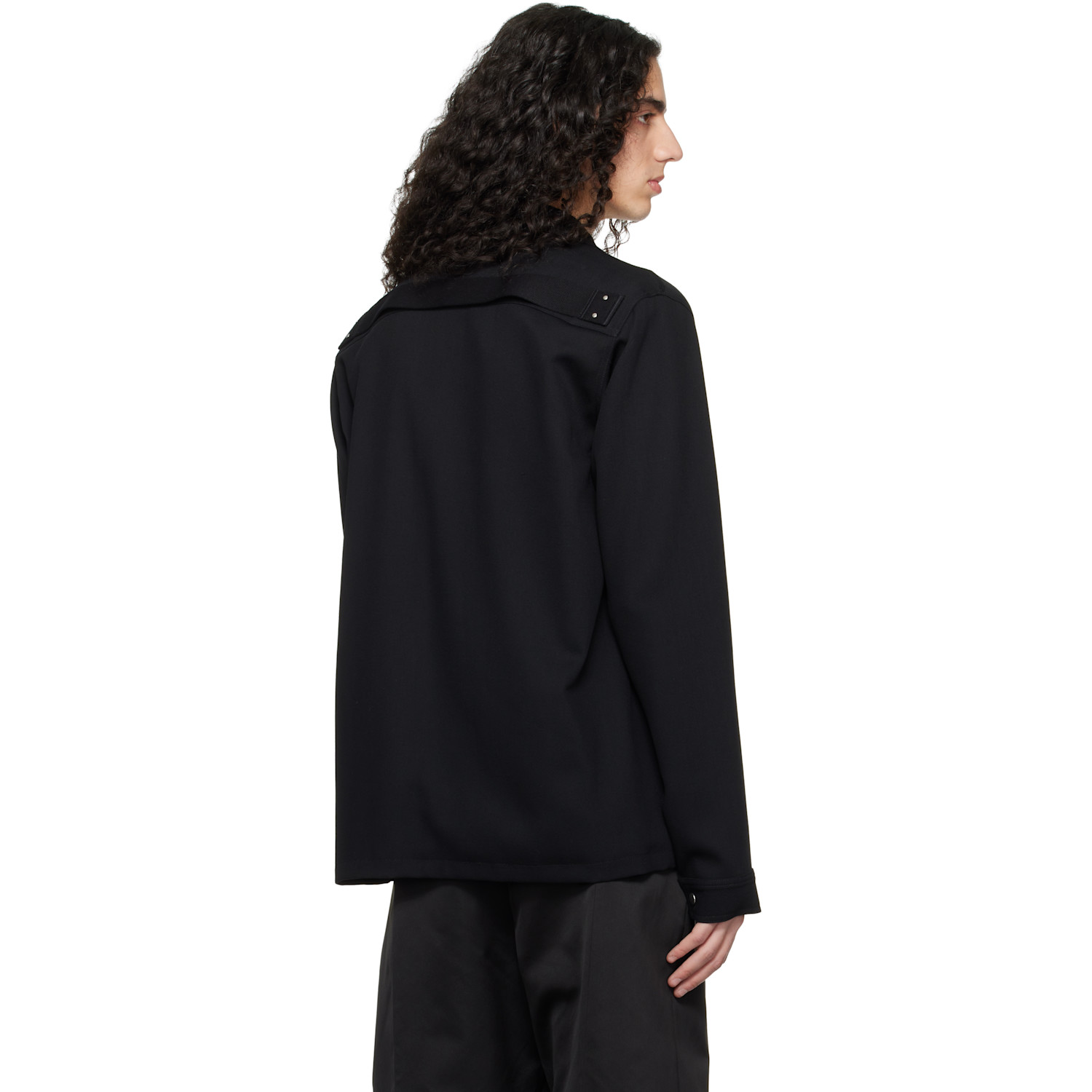  Rick Owens Black Temple Brad Jacket 