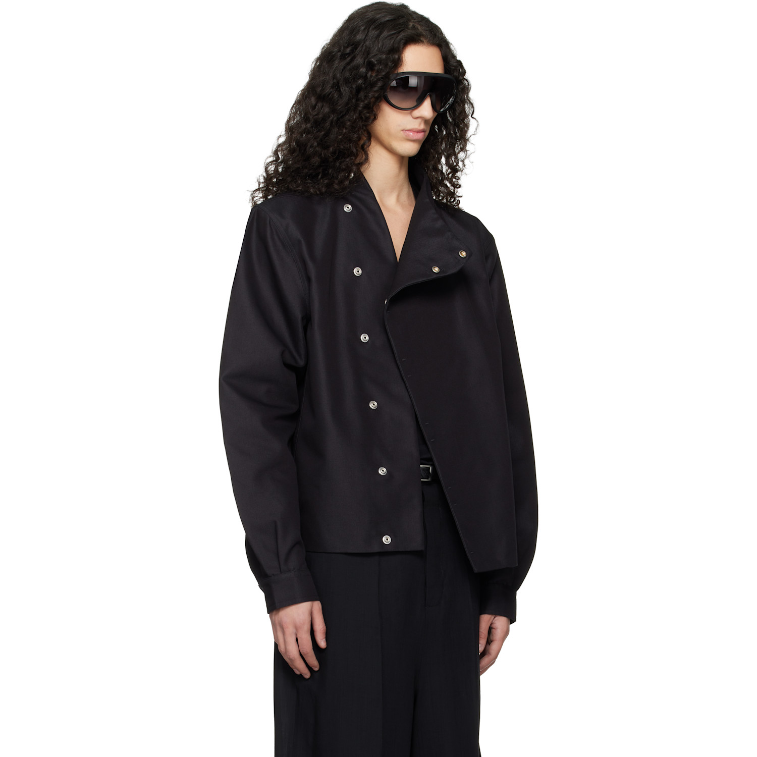  Rick Owens Black Temple Lpm Jacket 