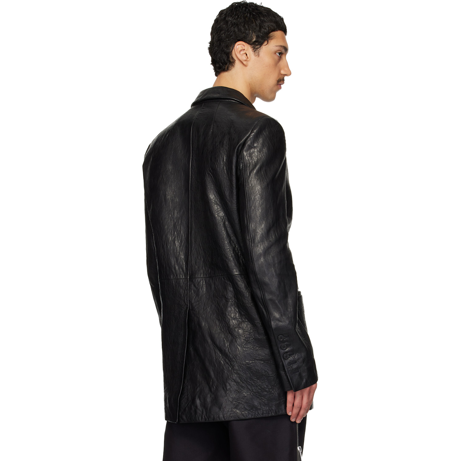 Rick Owens Black Temple Concordians Jacket 