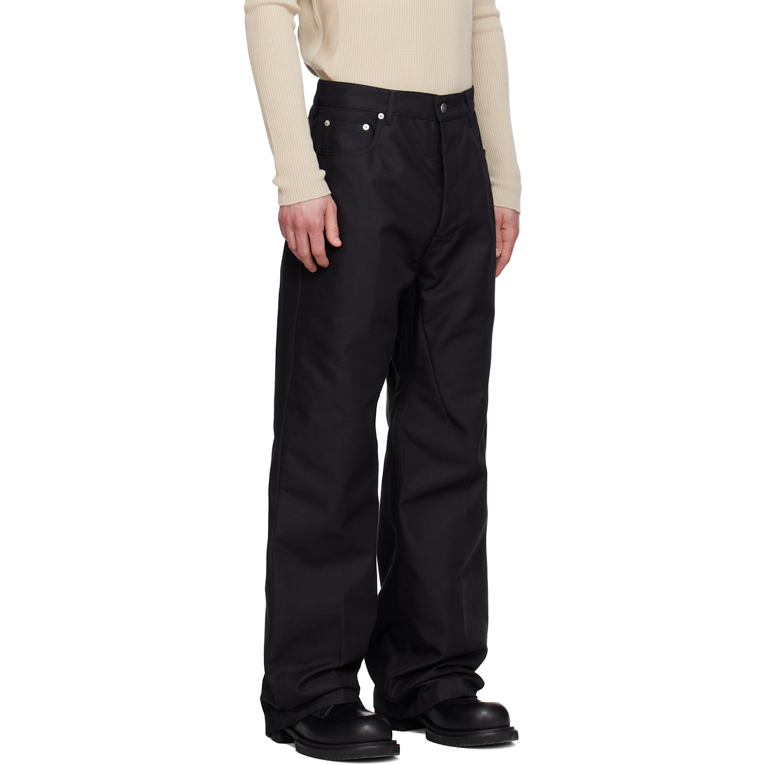  Rick Owens Black Temple Geth Jeans 